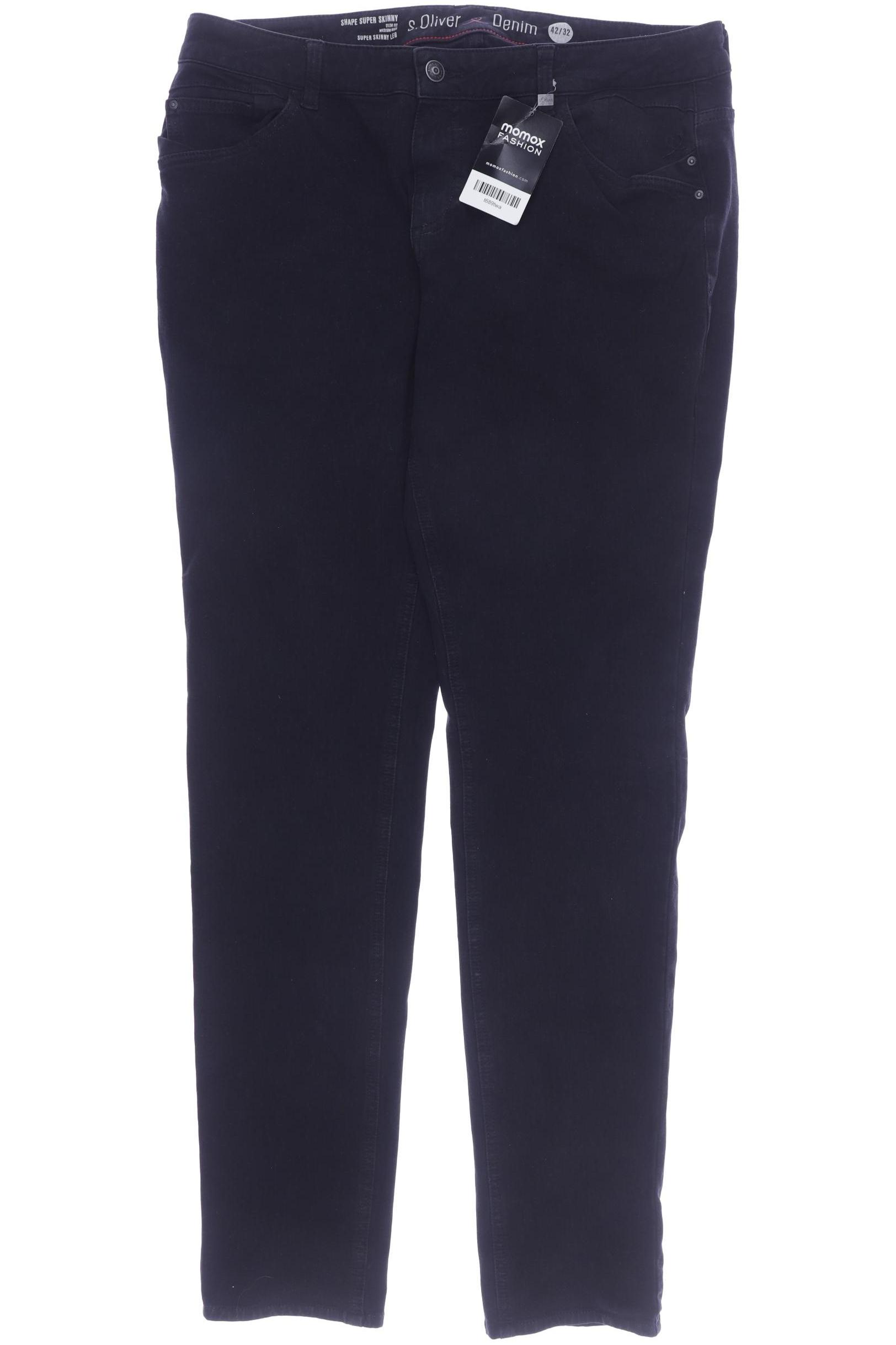 

s.Oliver Damen Jeans, schwarz