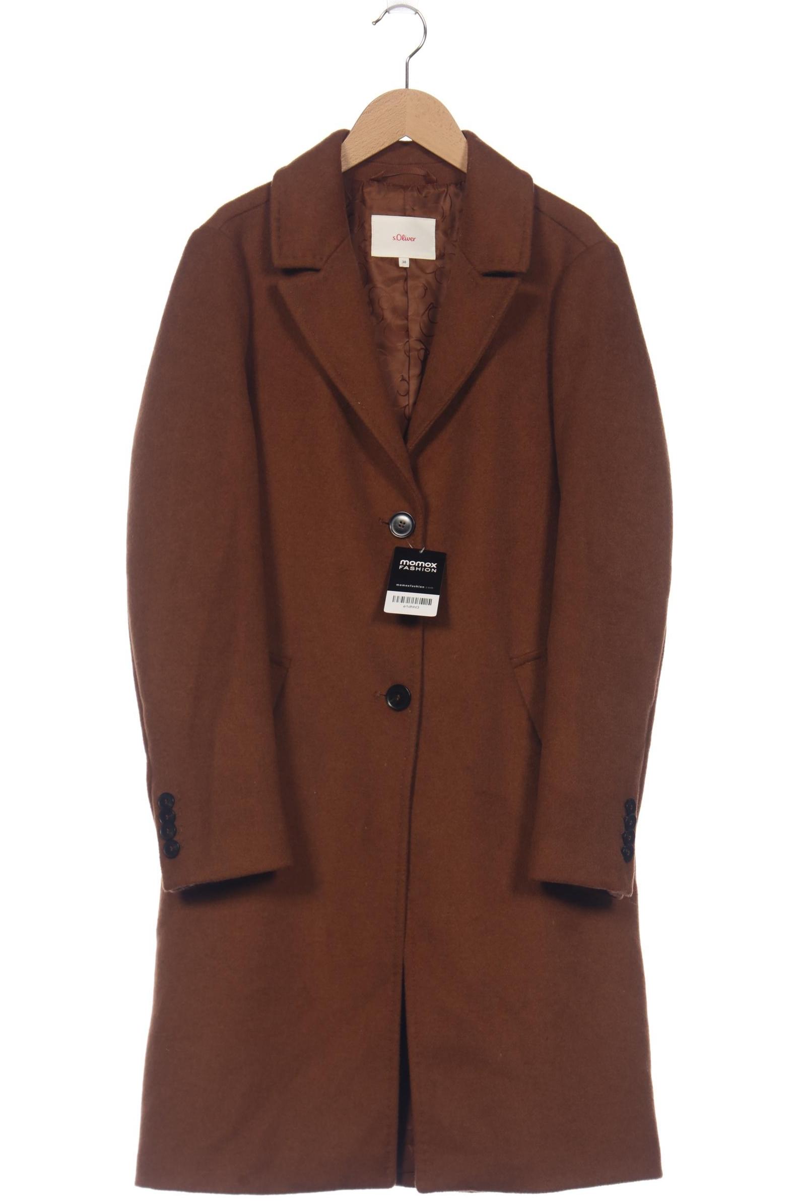 

s.Oliver Damen Mantel, braun, Gr. 38