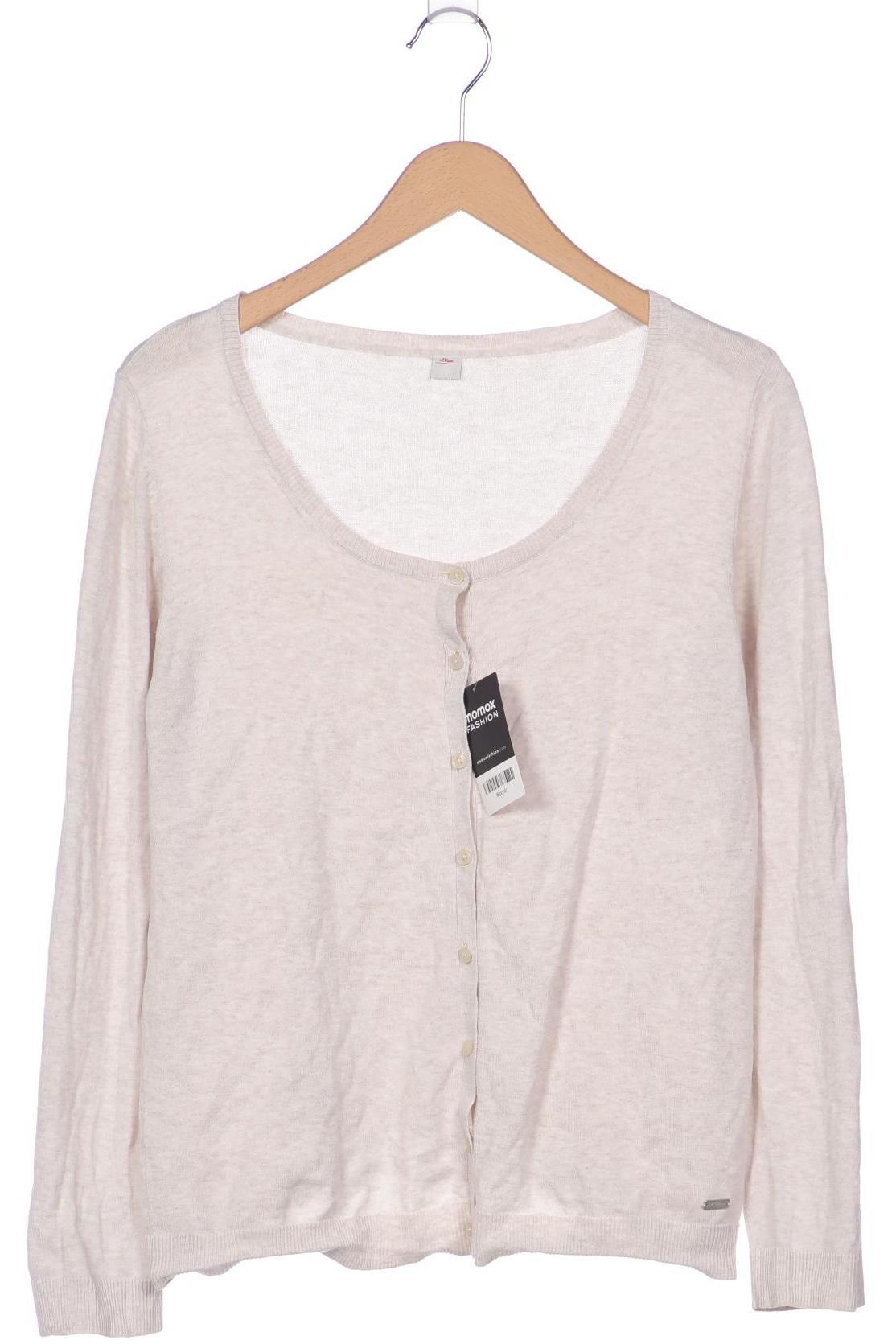 

s.Oliver Damen Strickjacke, beige, Gr. 42
