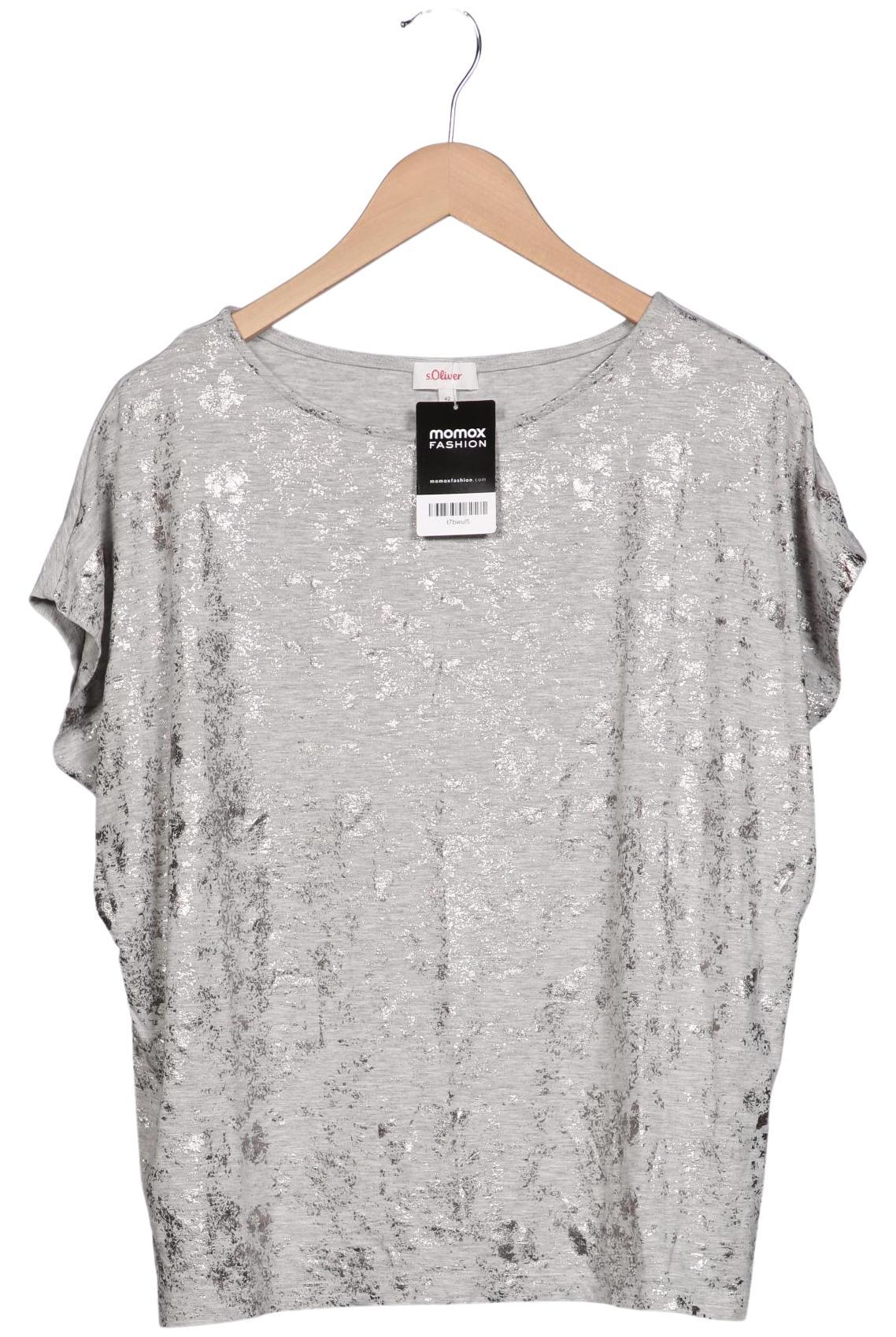 

s.Oliver Damen T-Shirt, grau, Gr. 42