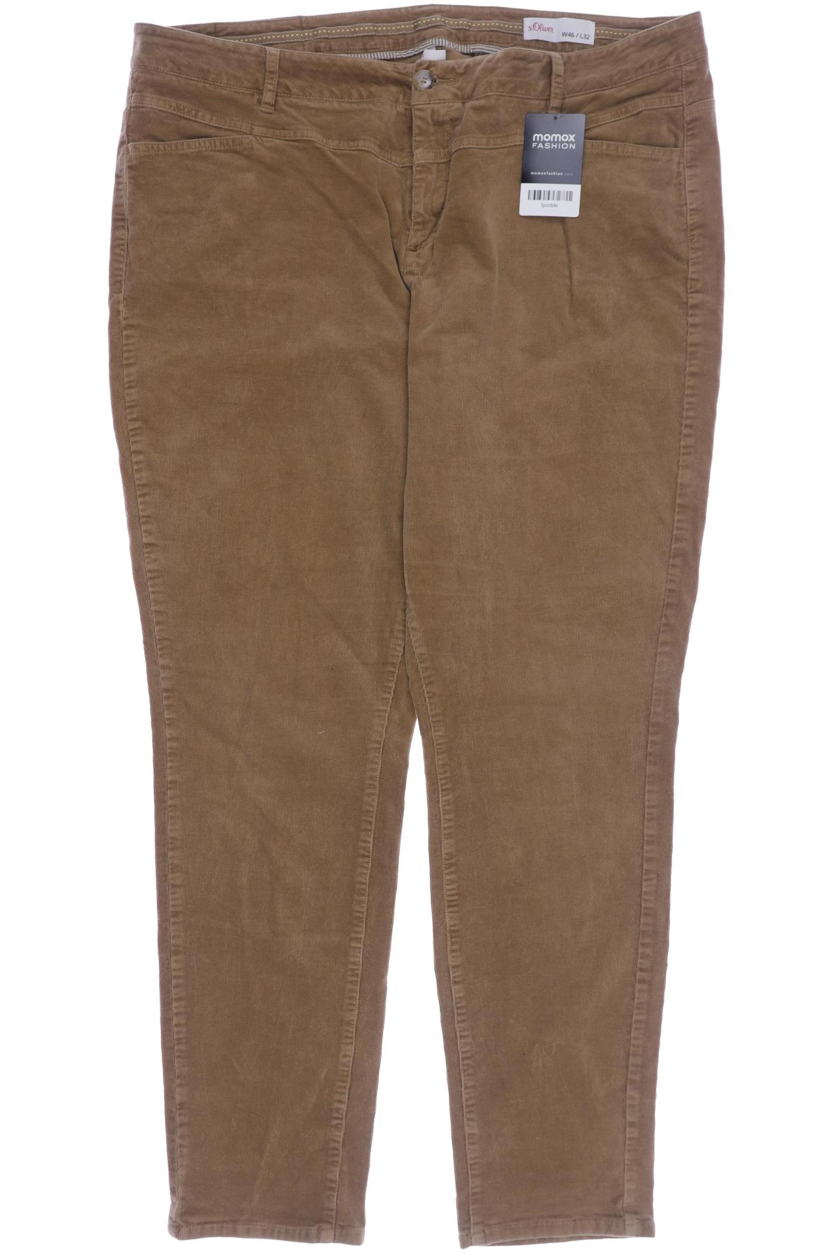 

s.Oliver Damen Stoffhose, beige, Gr. 46