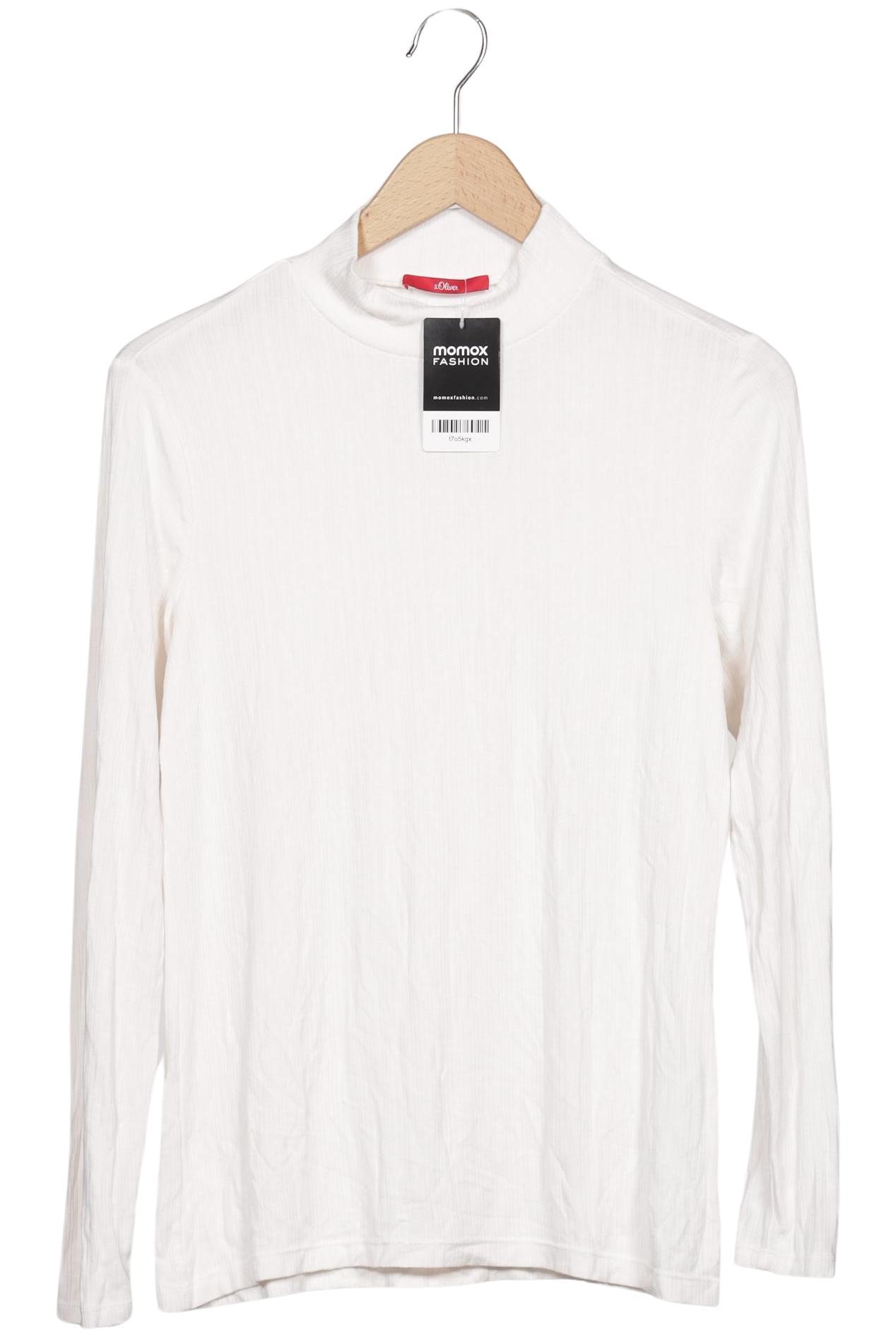 

s.Oliver Damen Langarmshirt, weiß, Gr. 40