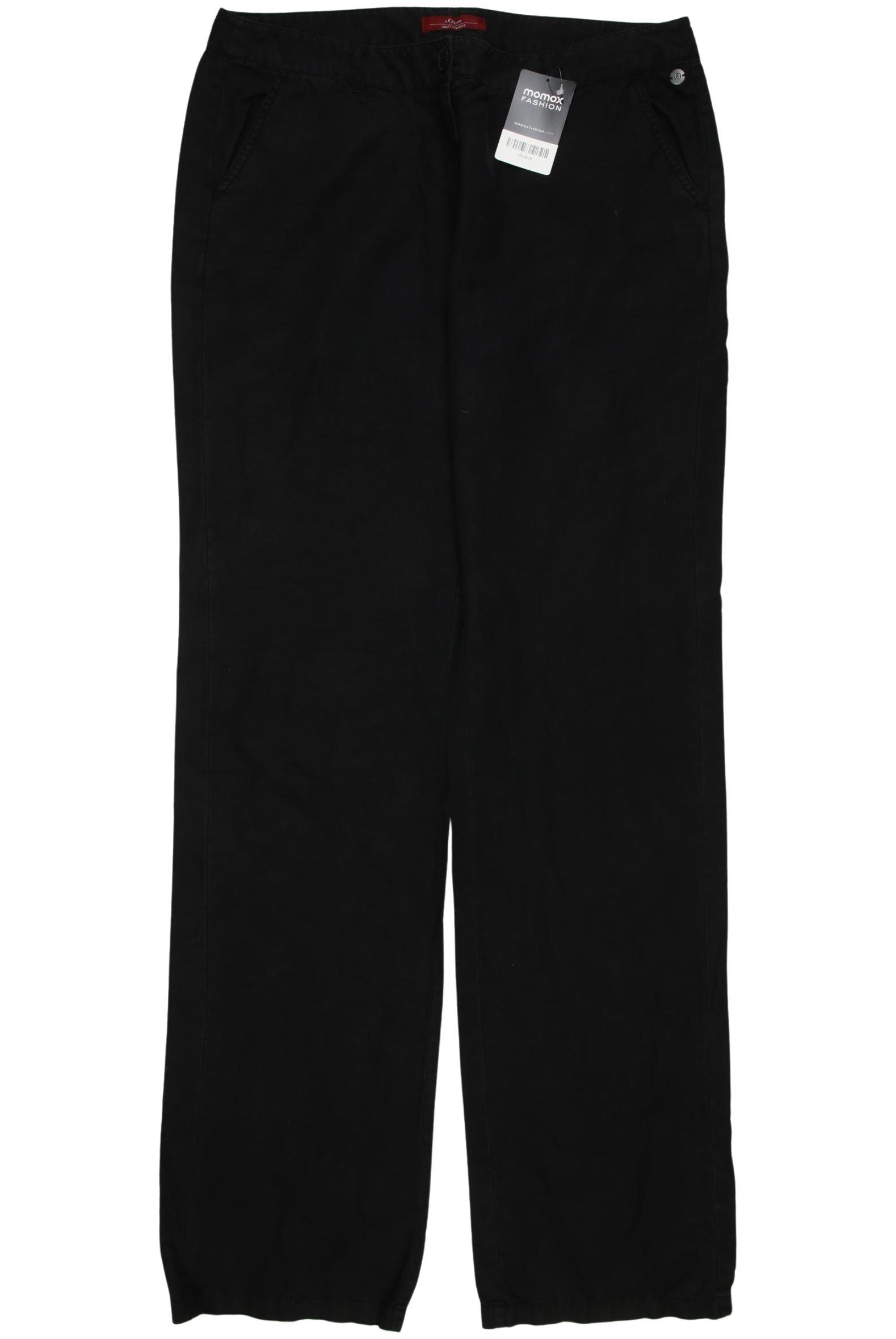 

s.Oliver Damen Stoffhose, schwarz, Gr. 38