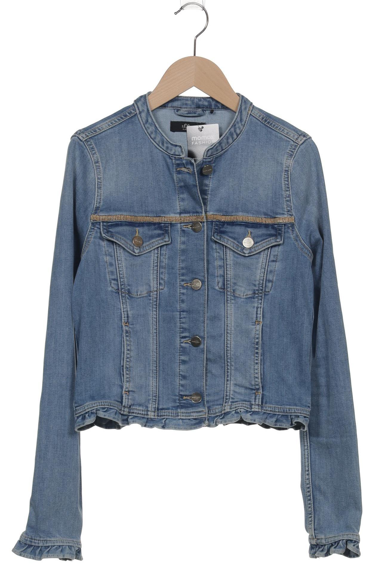 

s.Oliver Damen Jacke, blau, Gr. 34