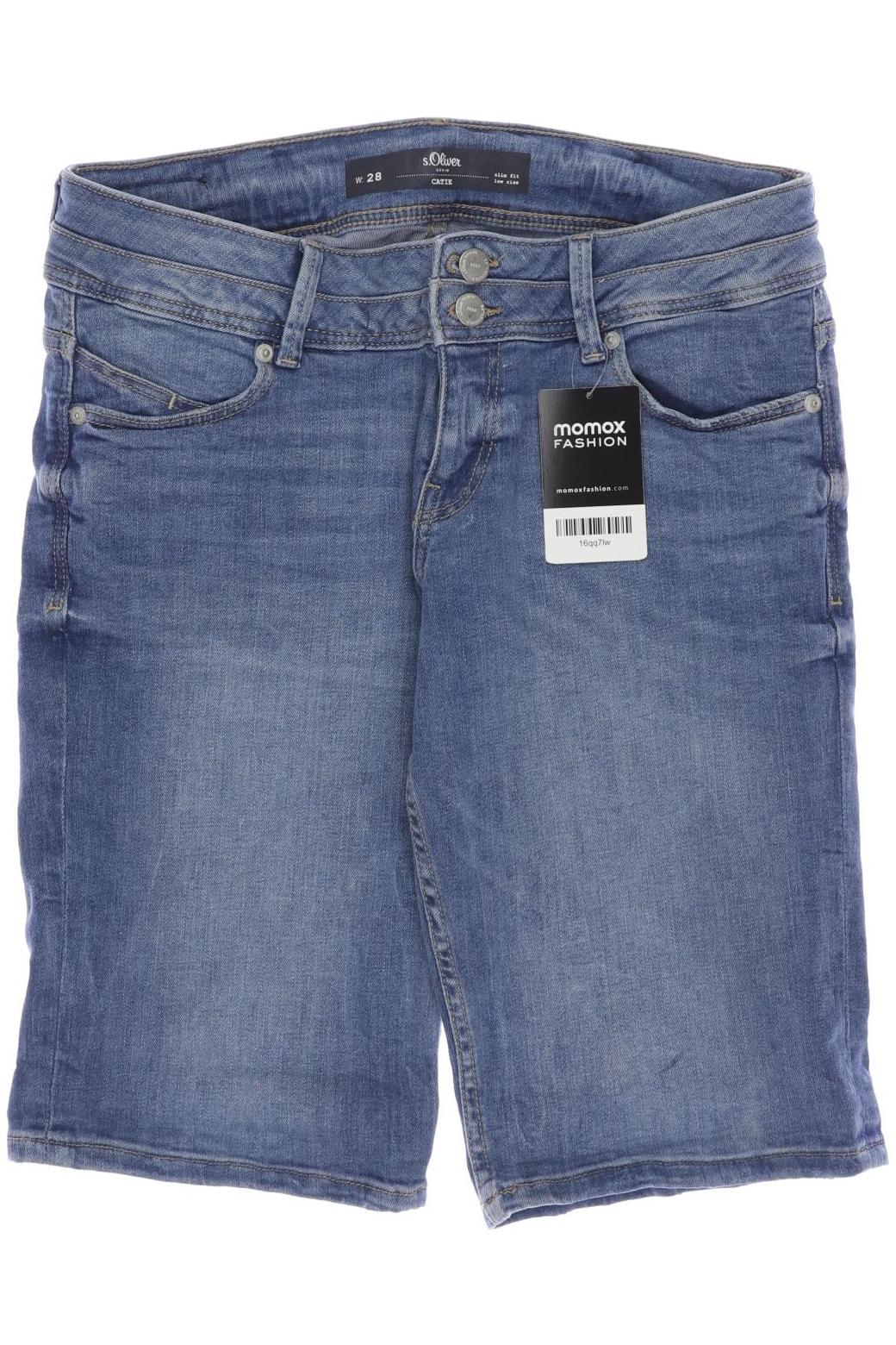 

s.Oliver Damen Shorts, blau, Gr. 28