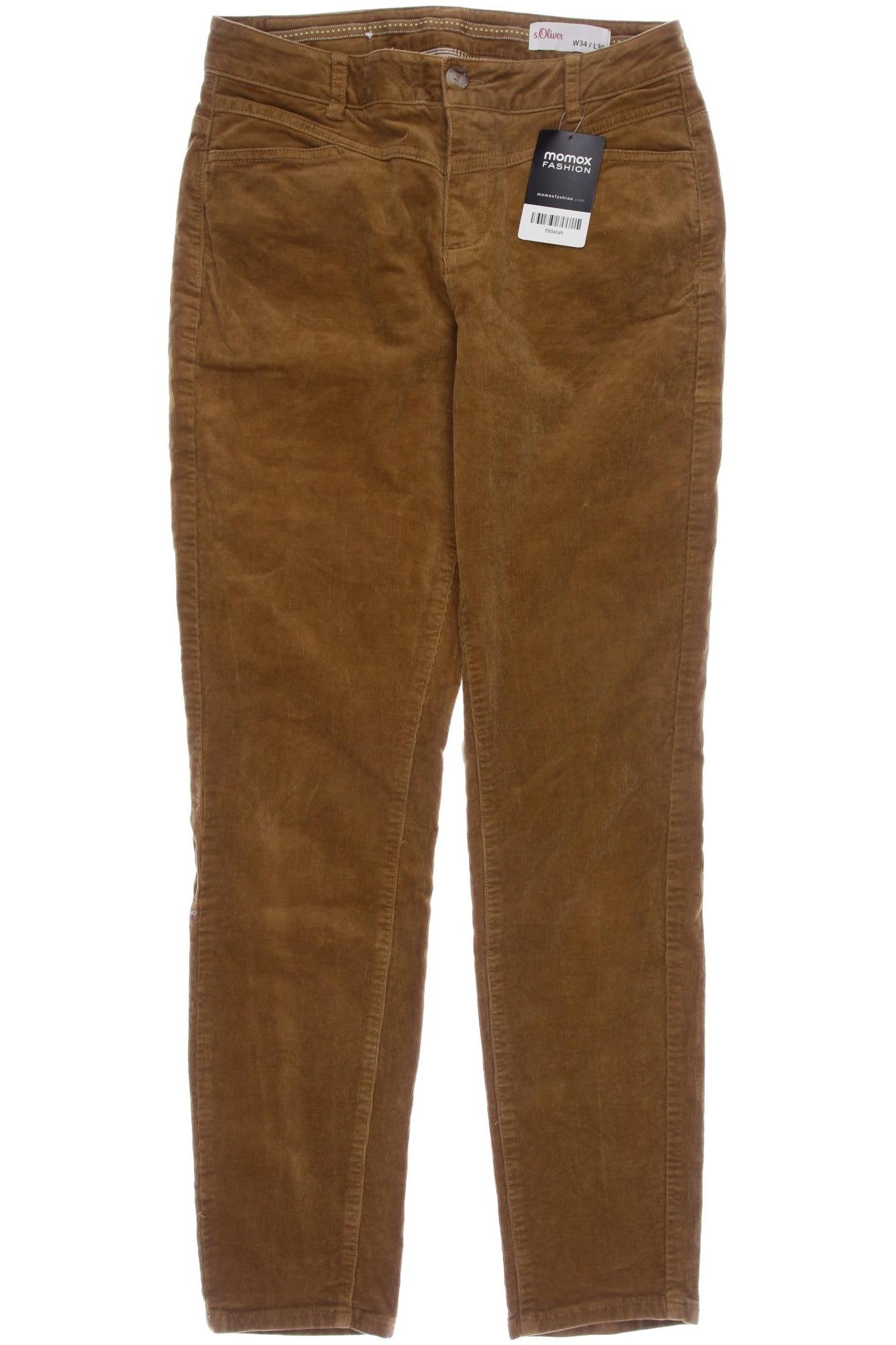 

s.Oliver Damen Stoffhose, braun, Gr. 34