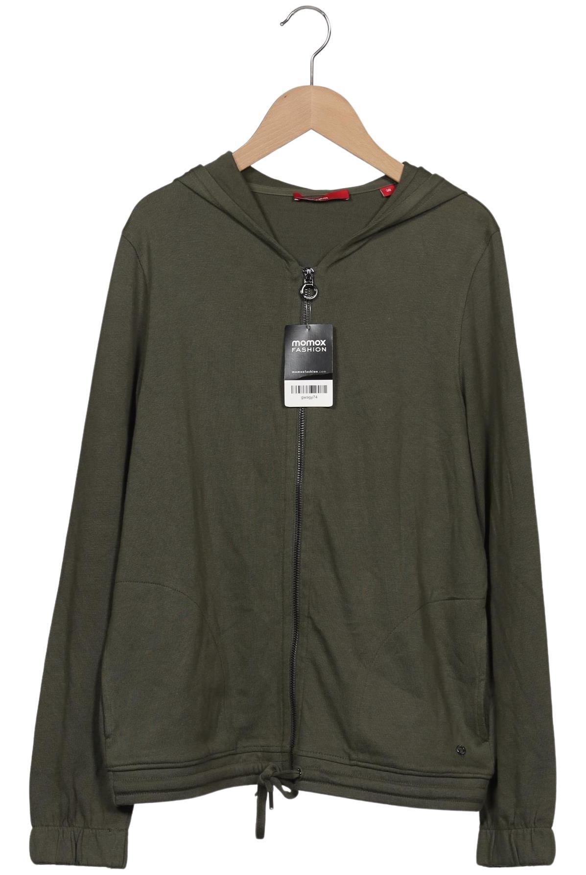 

s.Oliver Damen Kapuzenpullover, grün, Gr. 38