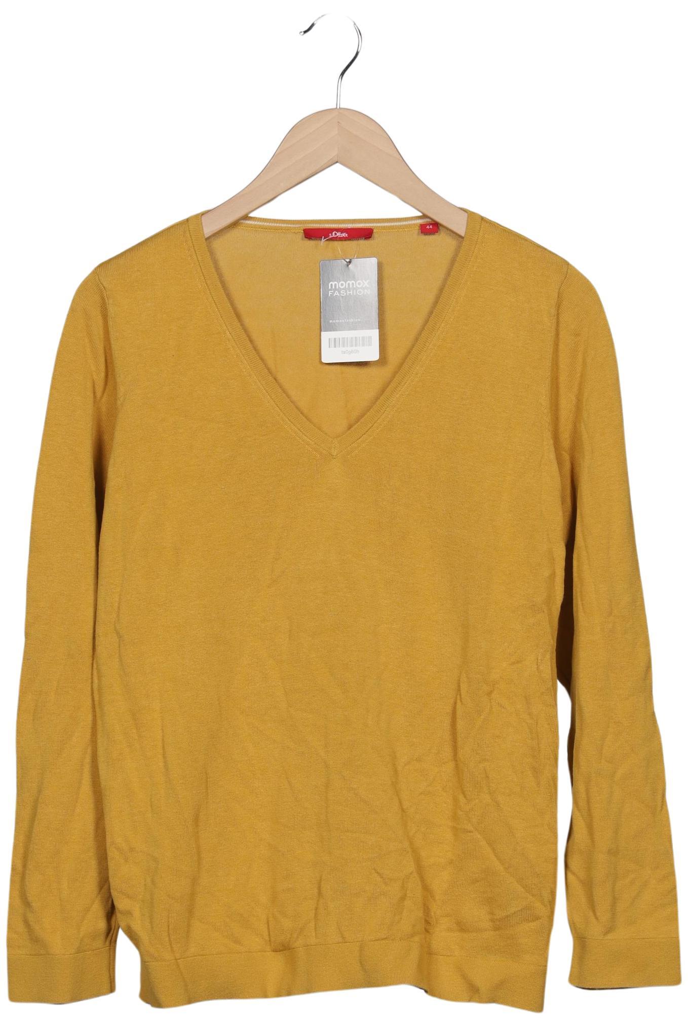 

s.Oliver Damen Pullover, gelb, Gr. 44