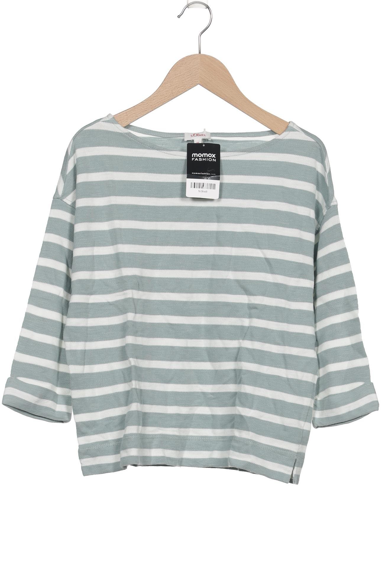 

s.Oliver Damen Langarmshirt, hellgrün, Gr. 34