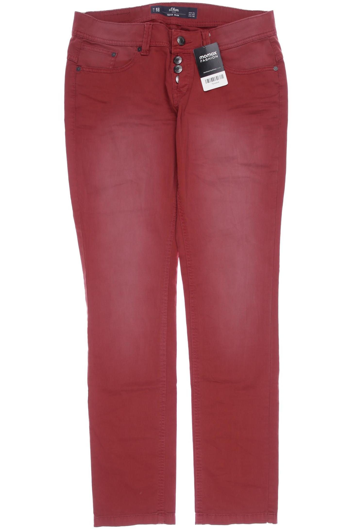 

s.Oliver Damen Stoffhose, rot, Gr. 40