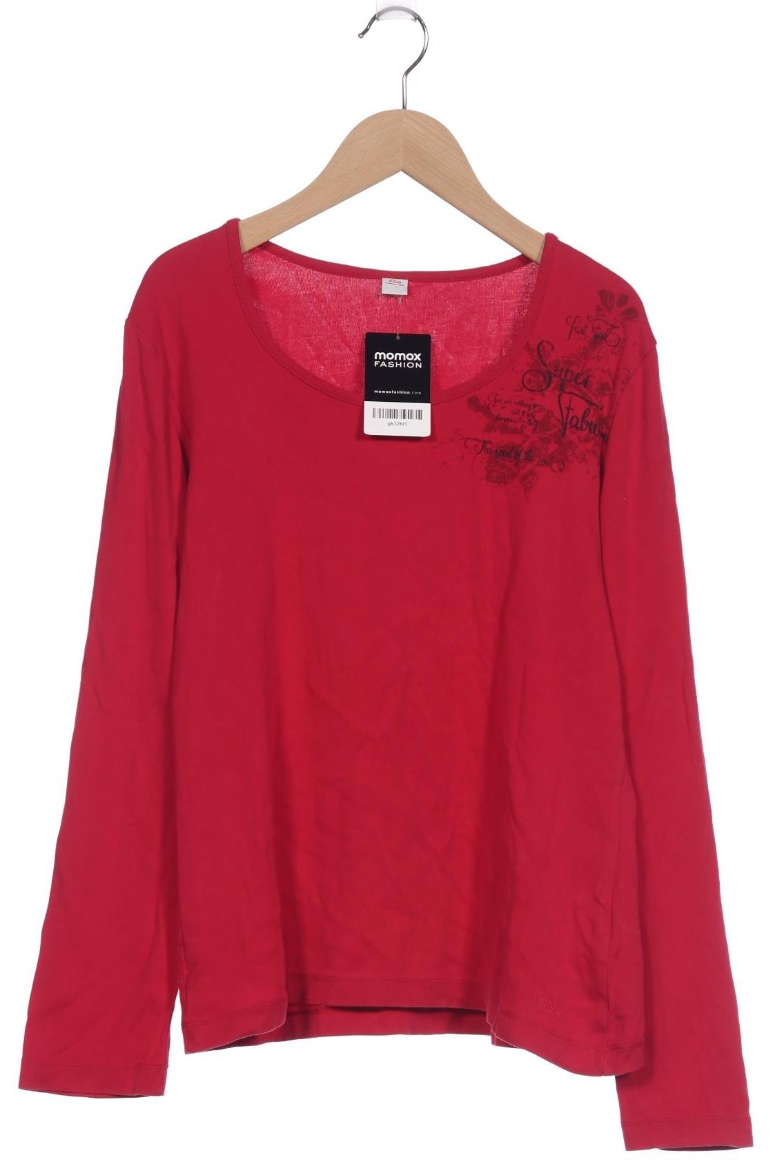 

s.Oliver Damen Langarmshirt, rot, Gr. 42