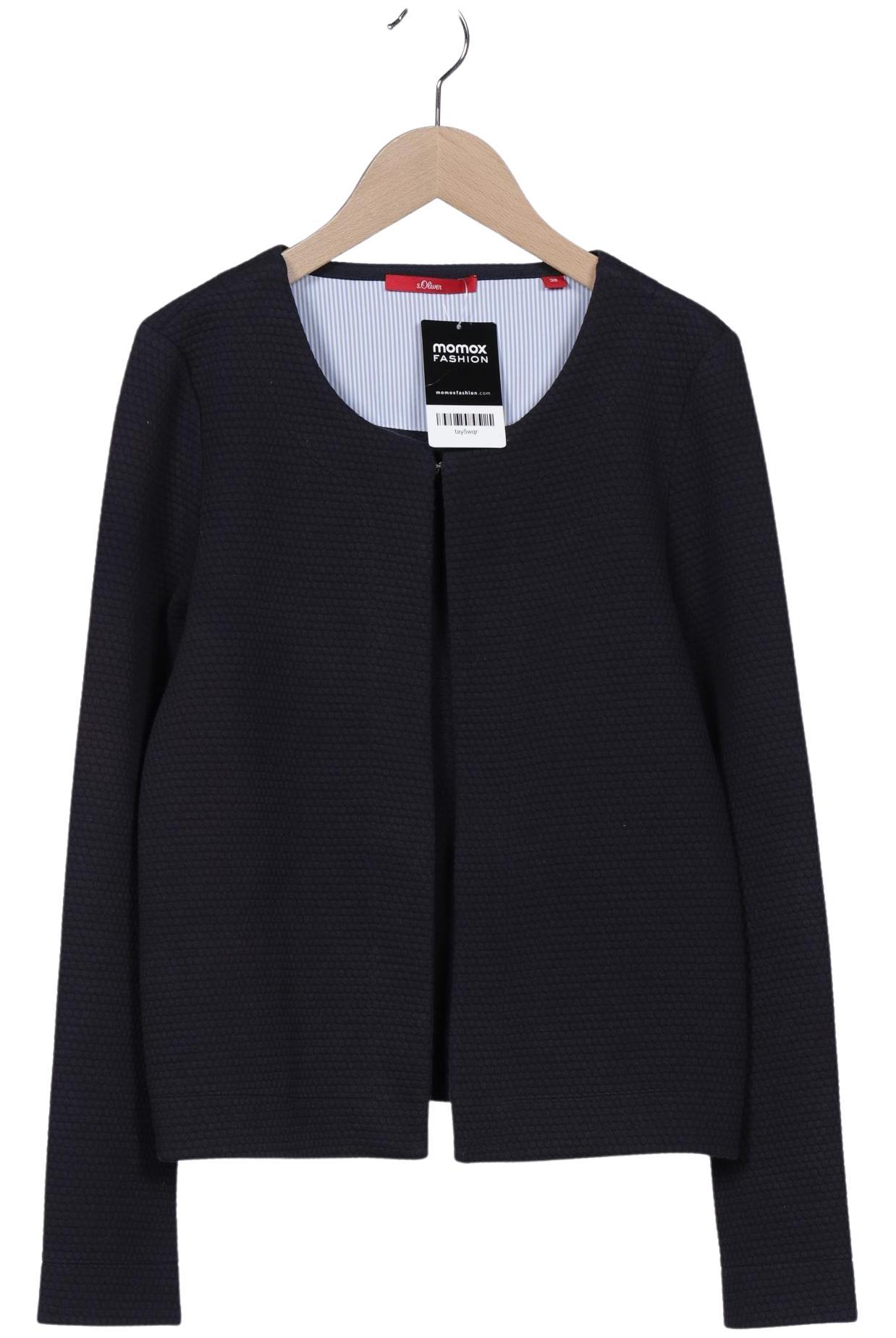 

s.Oliver Damen Strickjacke, marineblau, Gr. 38