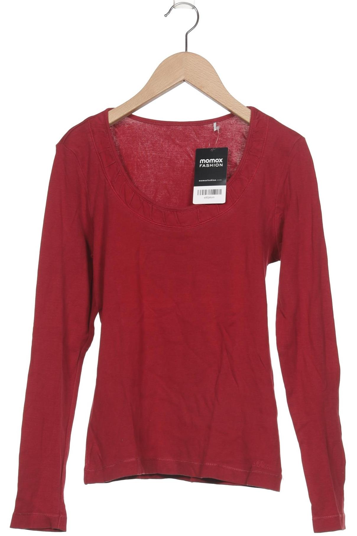 

s.Oliver Damen Langarmshirt, rot, Gr. 36