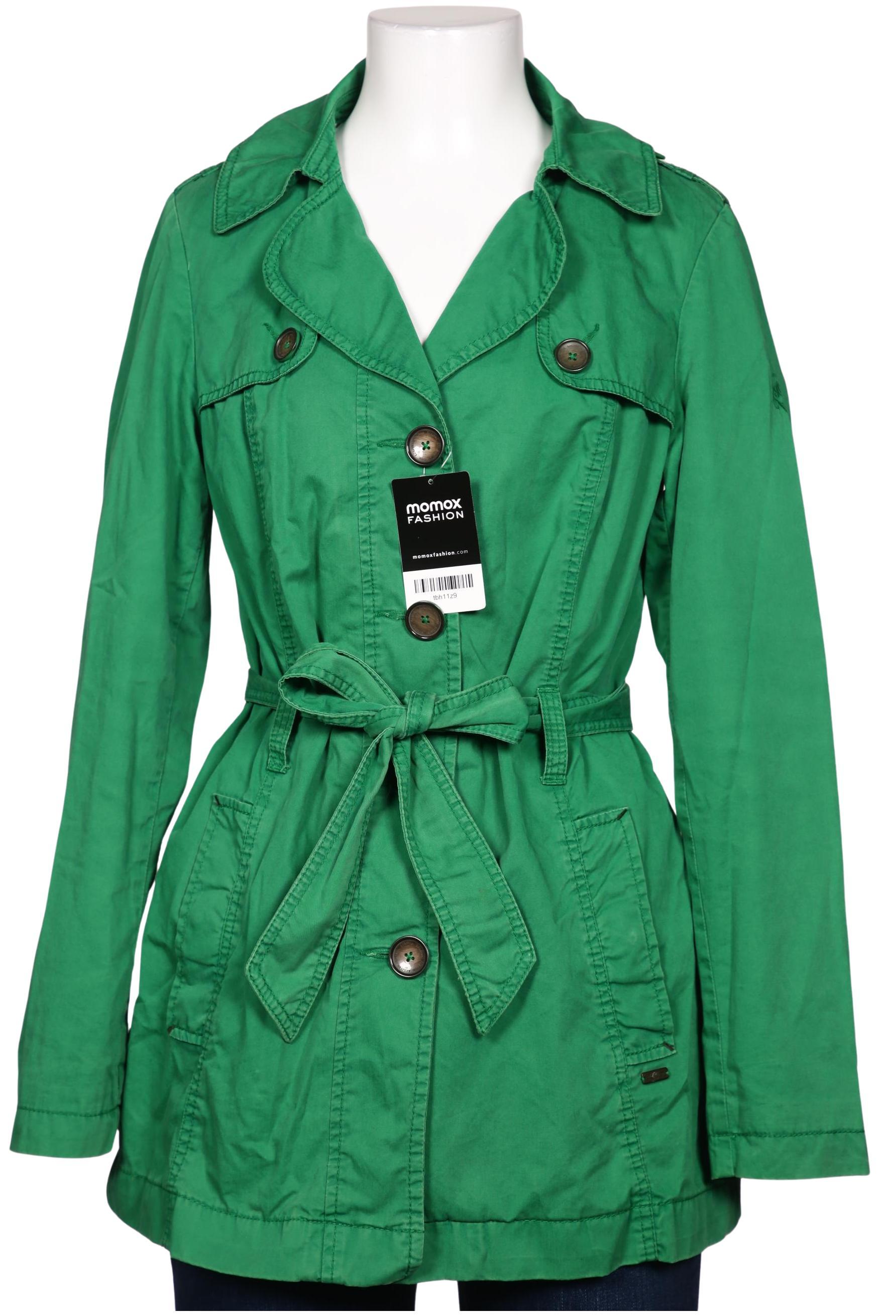 

s.Oliver Damen Mantel, grün, Gr. 36