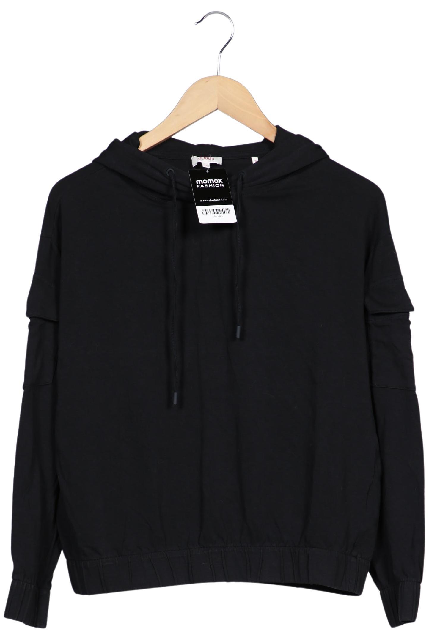 

s.Oliver Damen Kapuzenpullover, schwarz, Gr. 36