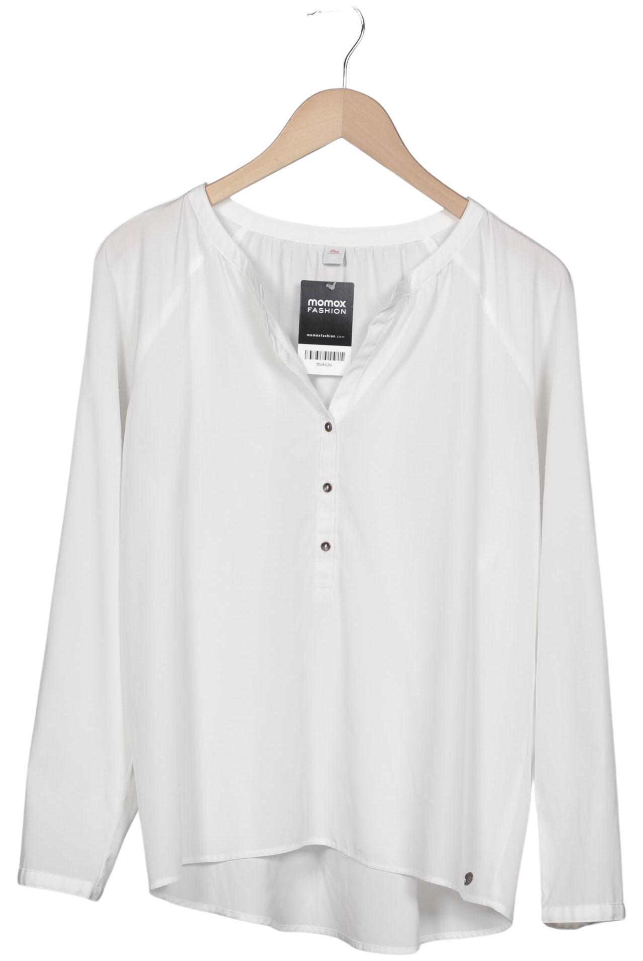 

s.Oliver Damen Bluse, weiß, Gr. 36