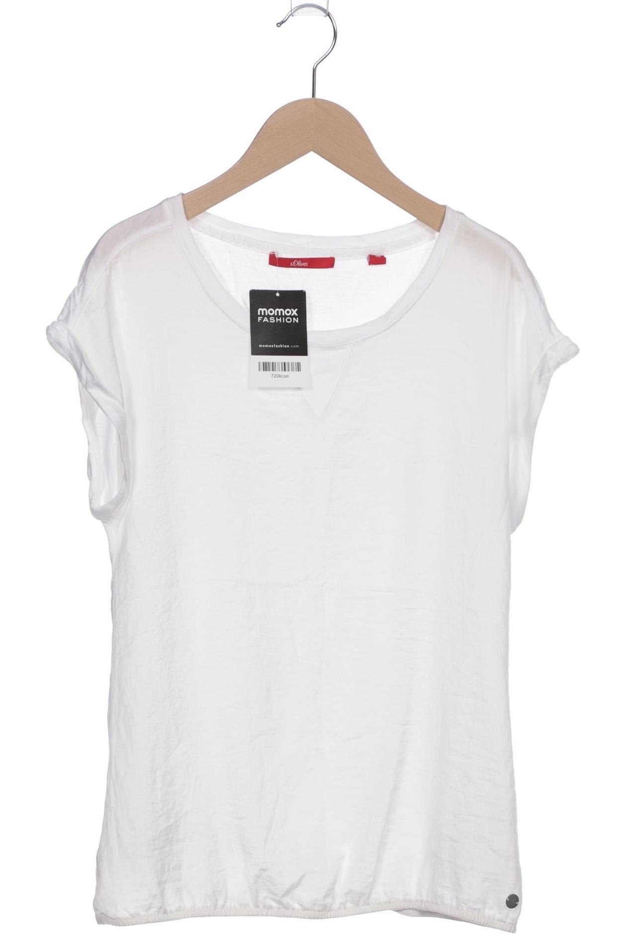 

s.Oliver Damen T-Shirt, weiß, Gr. 32