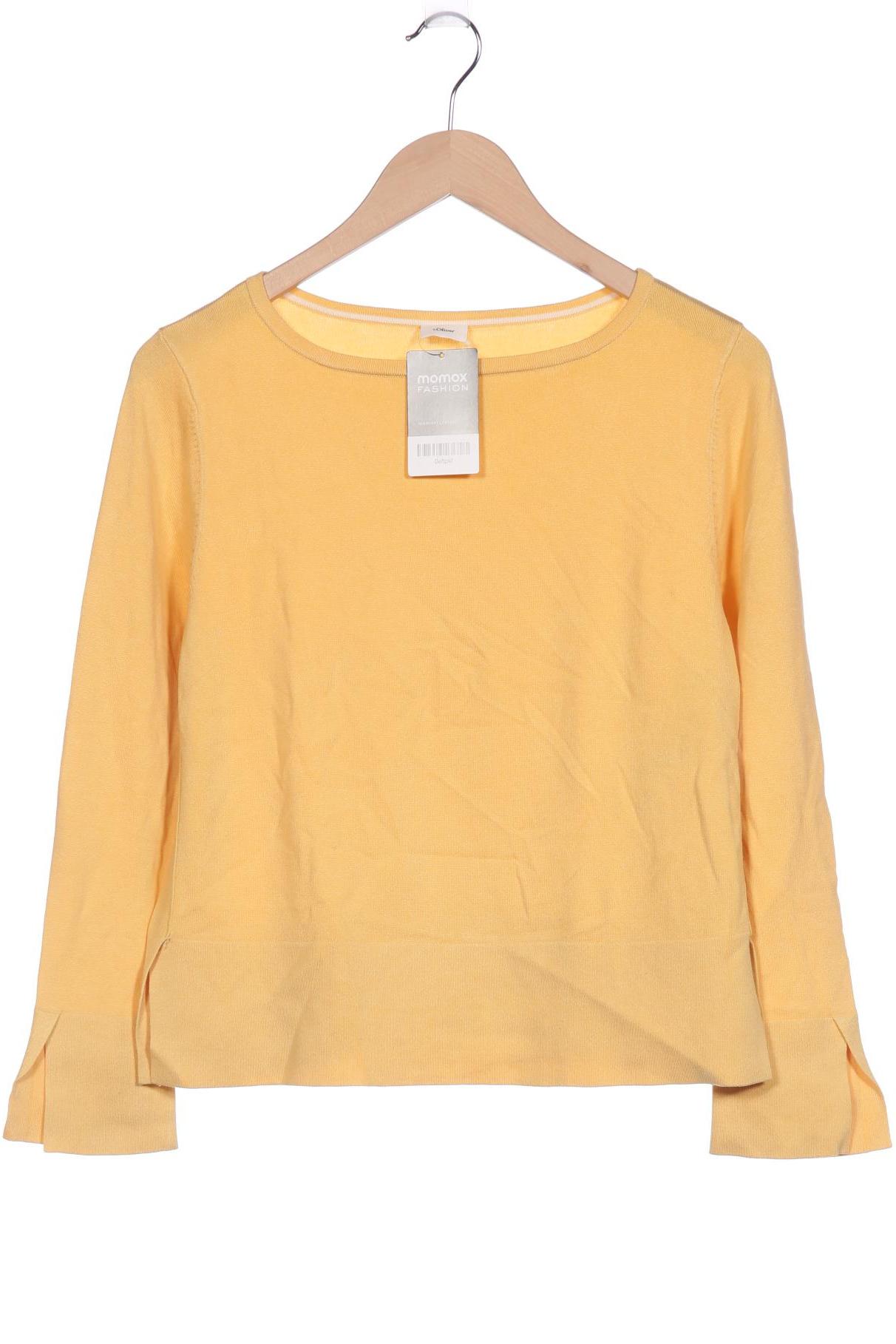

s.Oliver Damen Pullover, gelb, Gr. 36