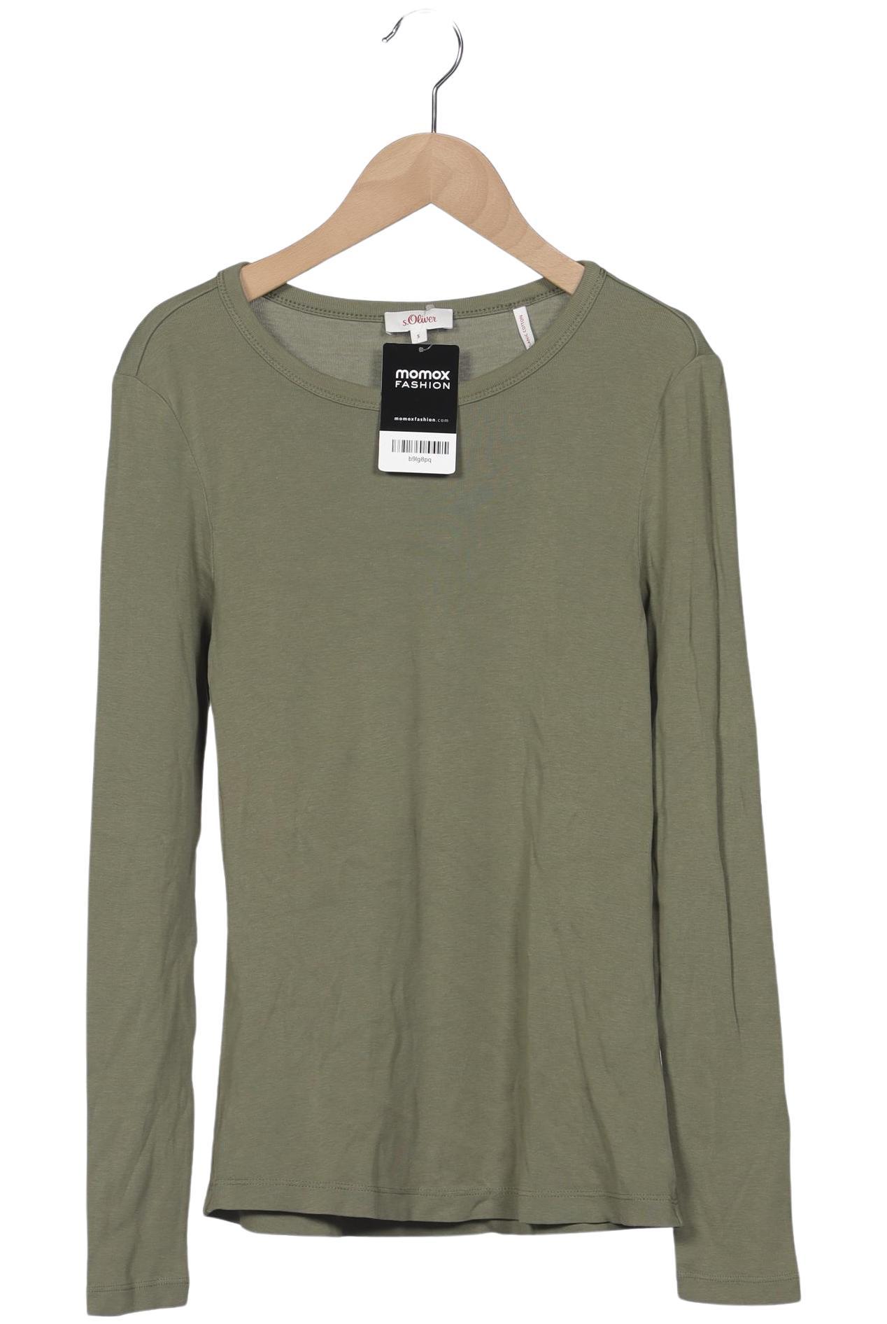 

s.Oliver Damen Langarmshirt, grün, Gr. 36