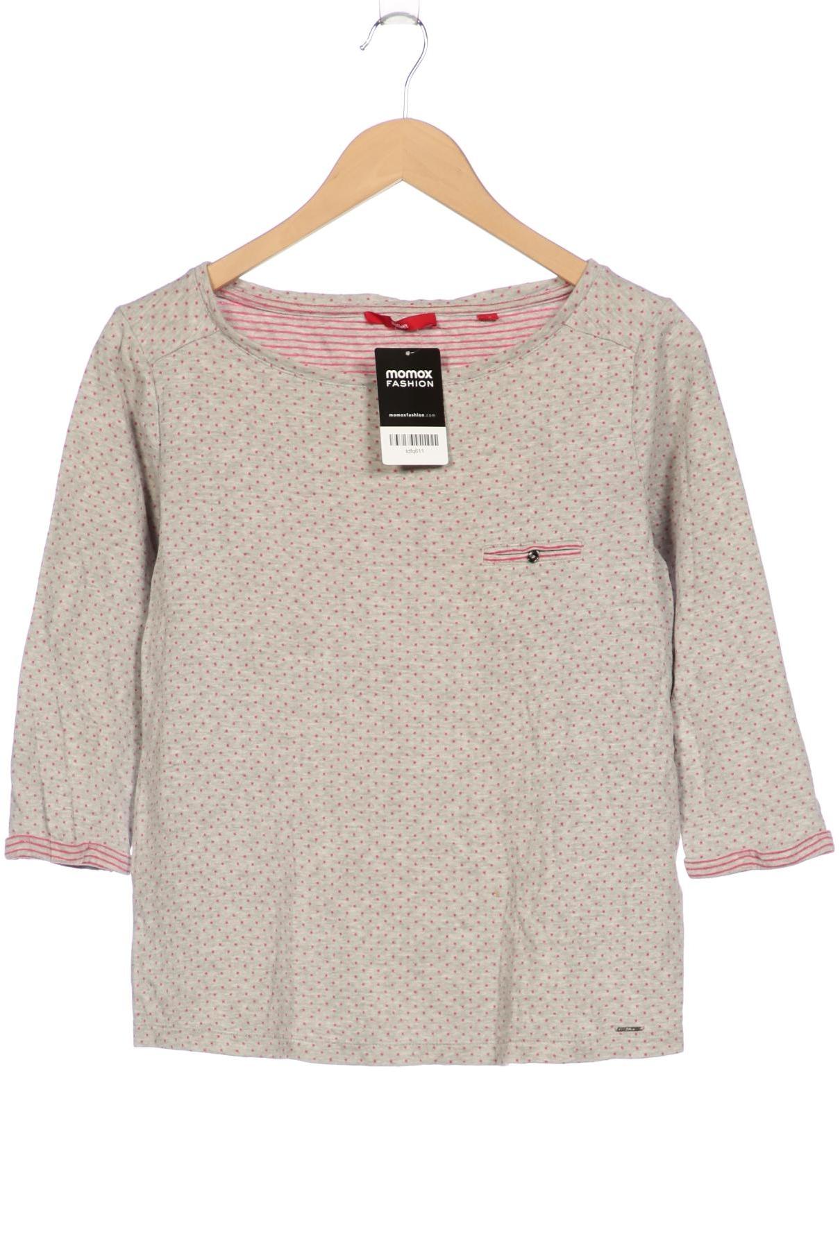 

s.Oliver Damen Langarmshirt, grau, Gr. 36