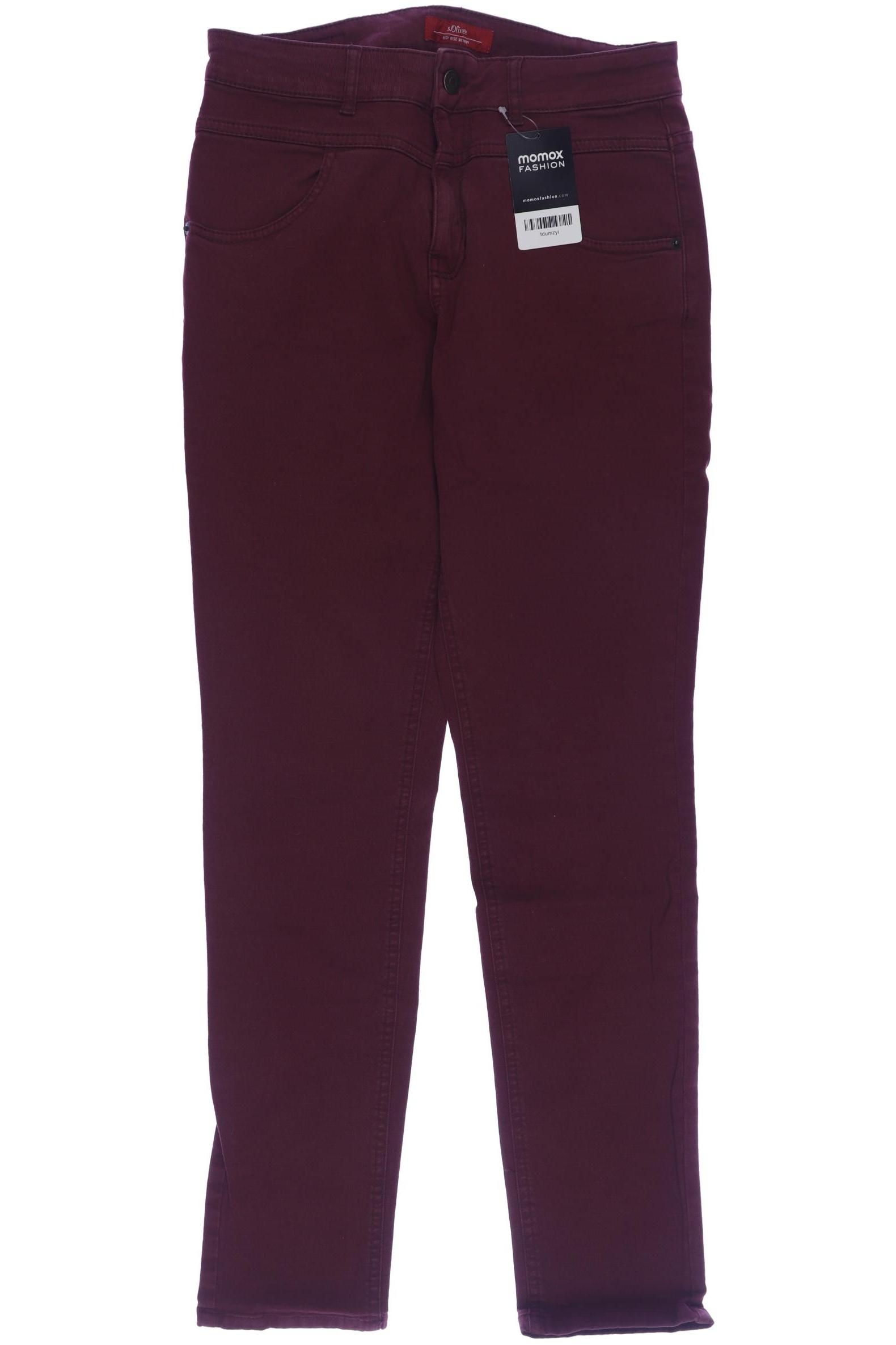 

s.Oliver Damen Jeans, bordeaux, Gr. 38