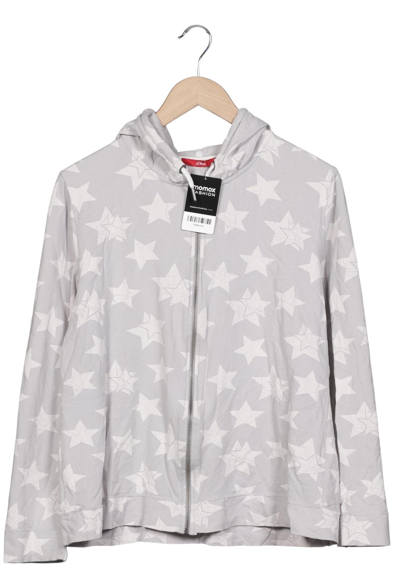 

s.Oliver Damen Kapuzenpullover, grau, Gr. 46