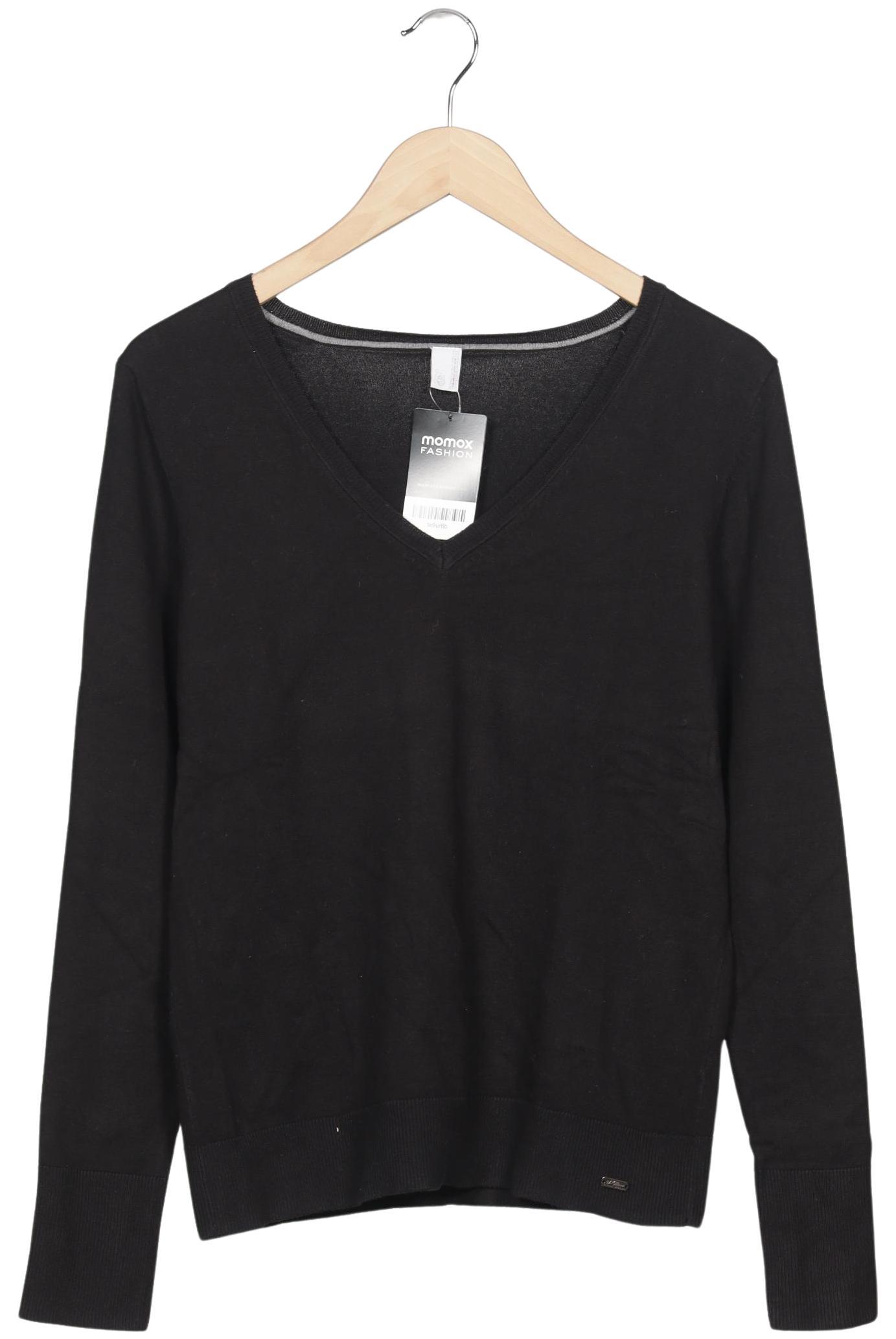 

s.Oliver Damen Pullover, schwarz, Gr. 38