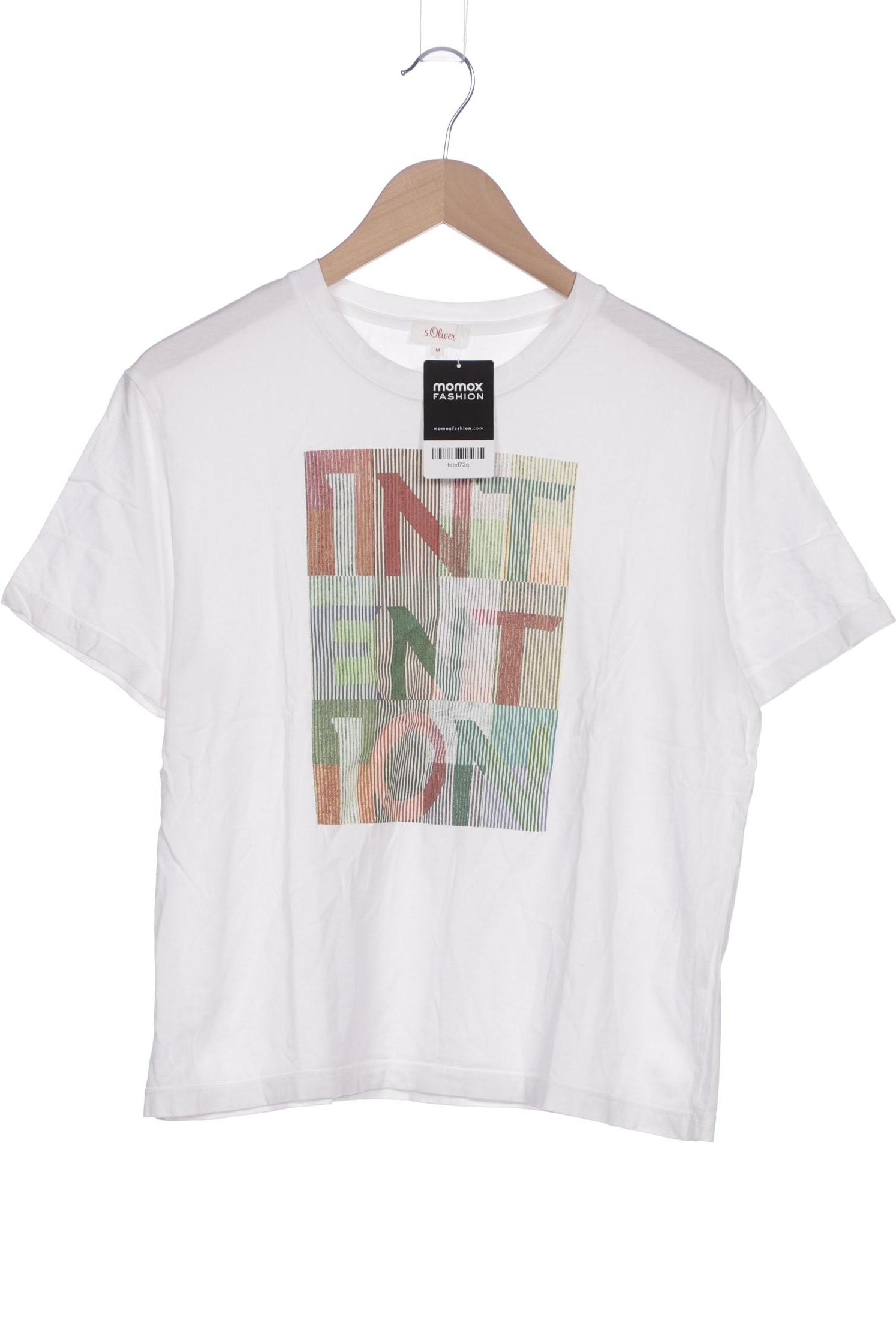 

s.Oliver Damen T-Shirt, weiß, Gr. 38