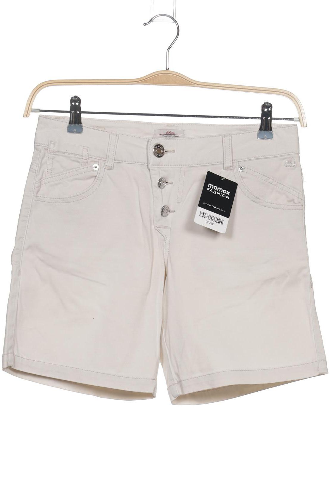 

s.Oliver Damen Shorts, cremeweiß, Gr. 34