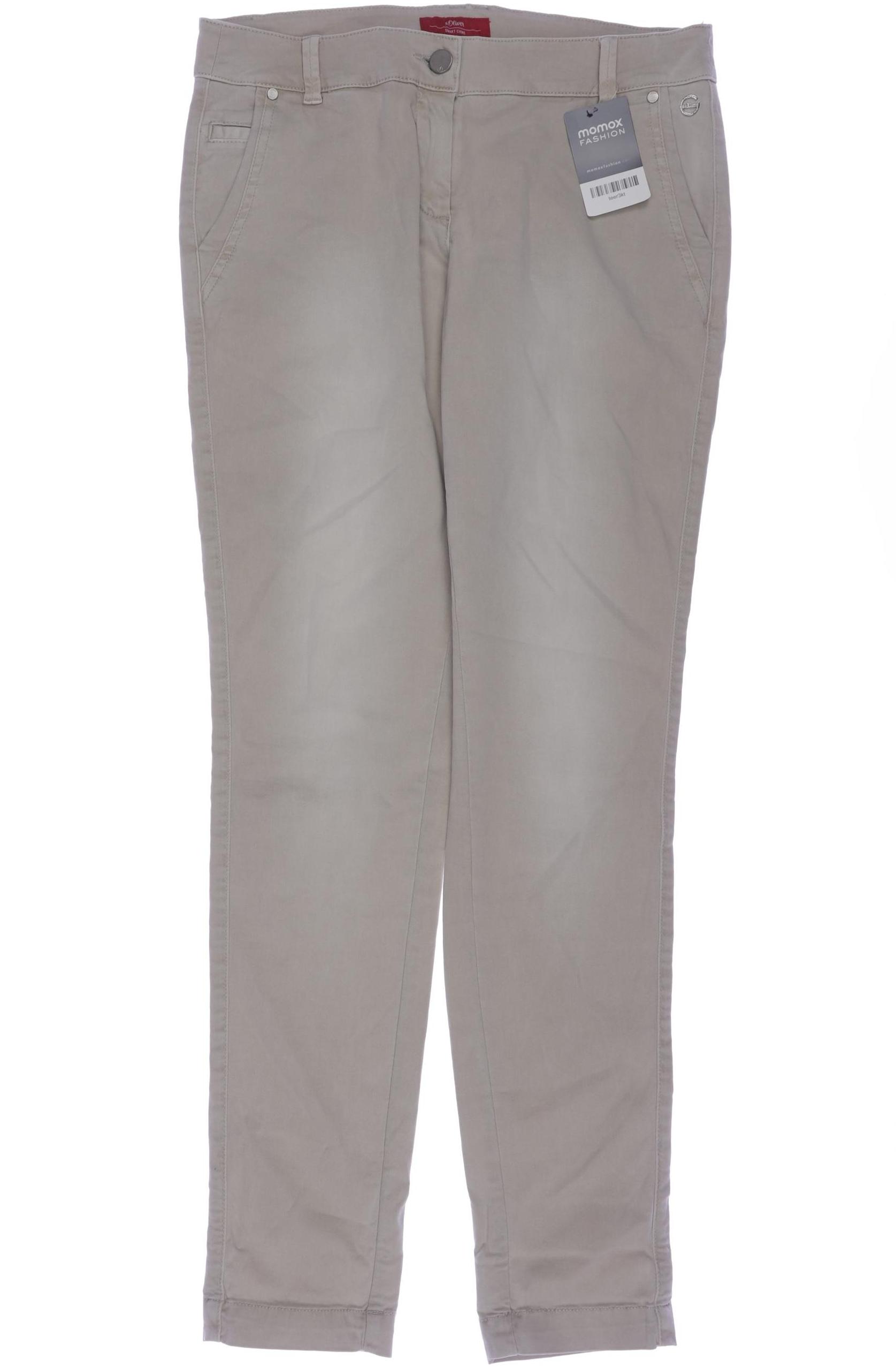 

s.Oliver Damen Stoffhose, beige, Gr. 36