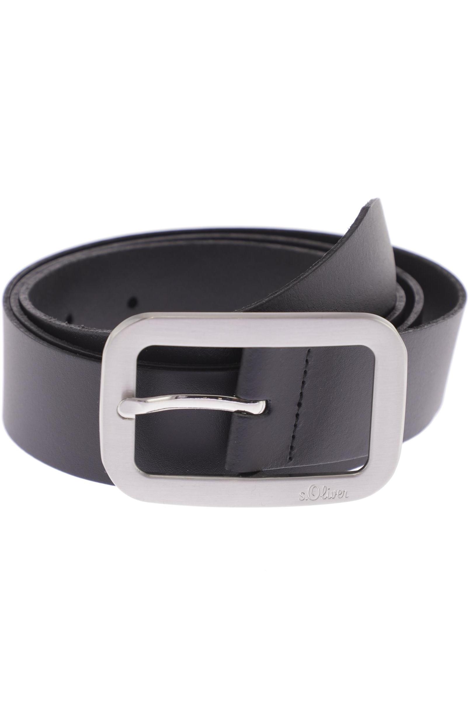 

s.Oliver Damen Gürtel, schwarz, Gr. 100