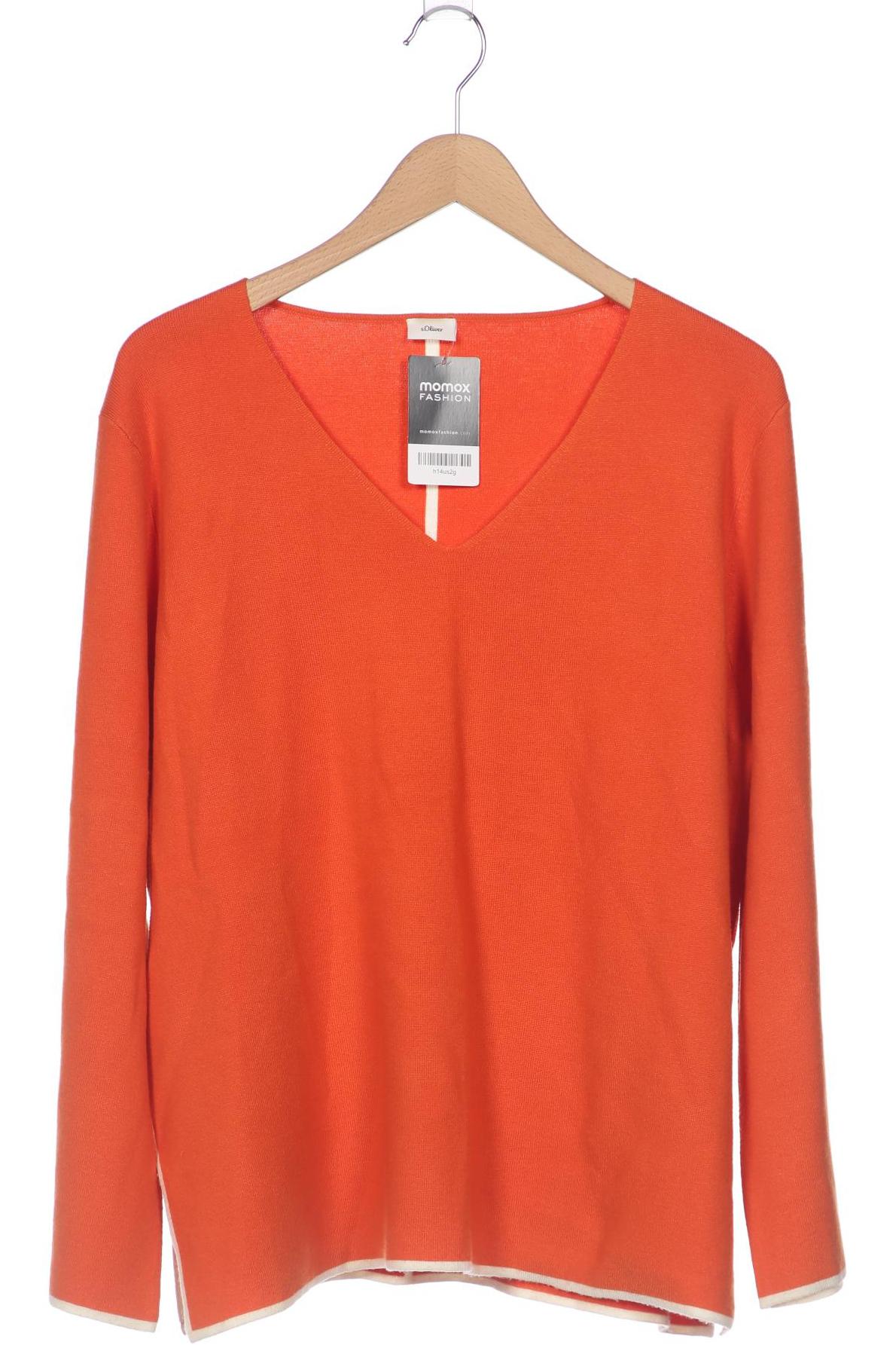 

s.Oliver Damen Pullover, orange, Gr. 44