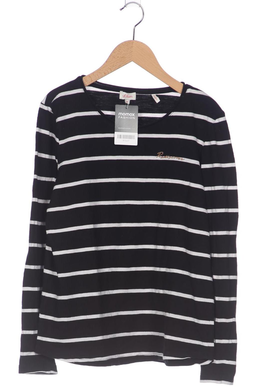 

s.Oliver Damen Langarmshirt, schwarz, Gr. 38