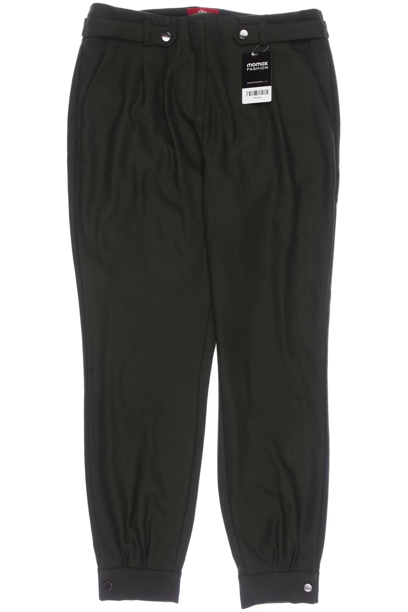 

s.Oliver Damen Stoffhose, grün, Gr. 40