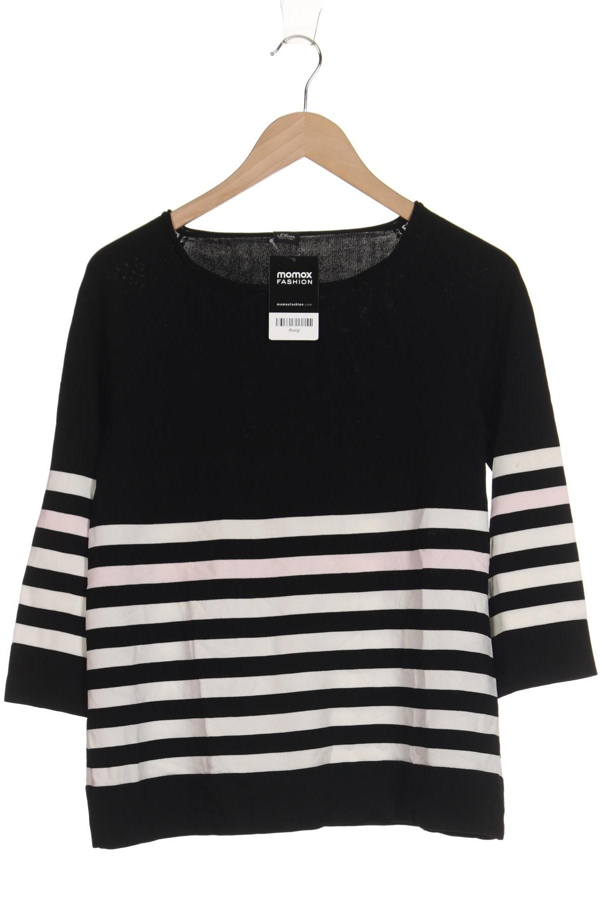 

s.Oliver Damen Pullover, schwarz, Gr. 40