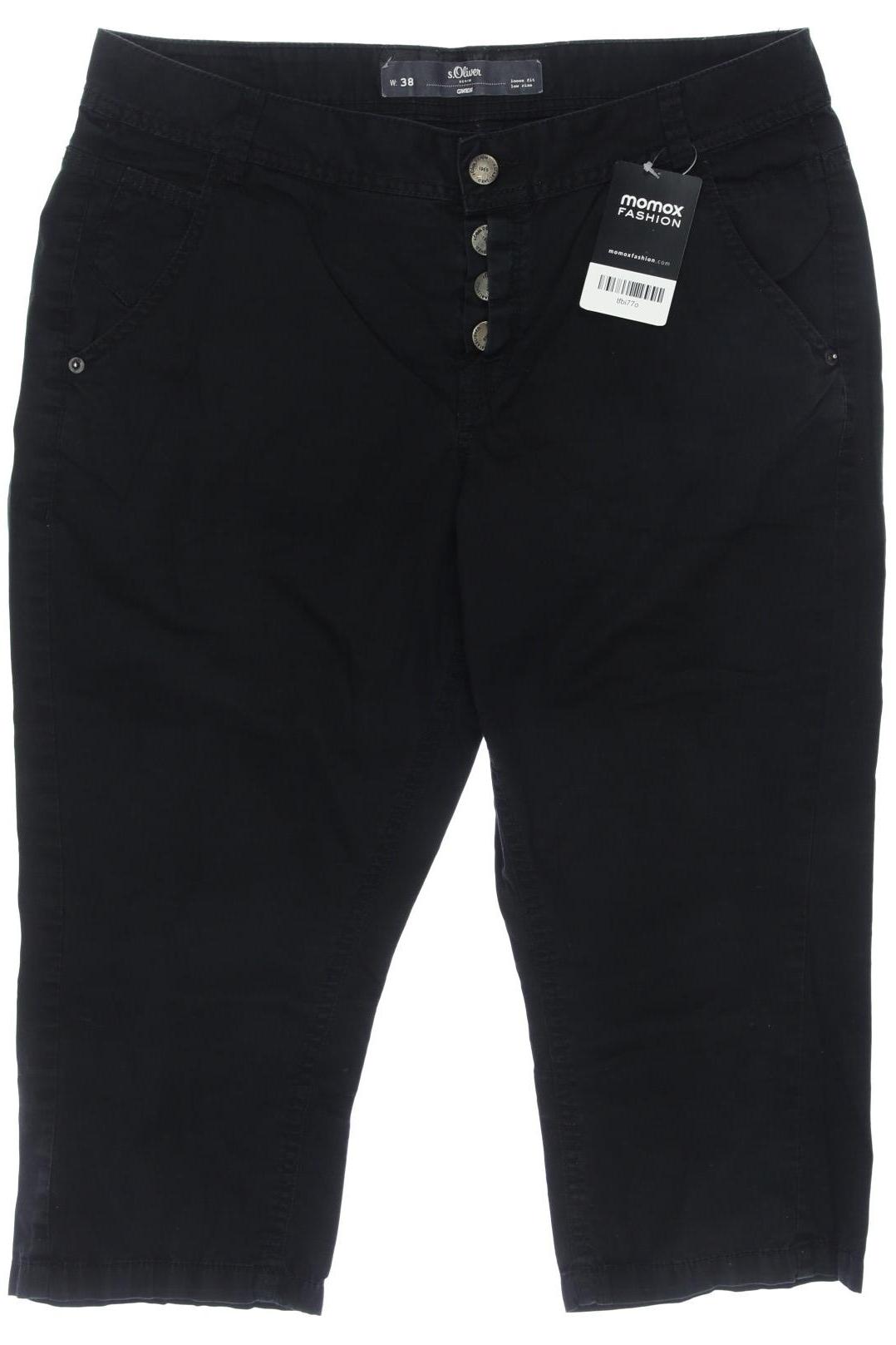 

s.Oliver Damen Shorts, schwarz, Gr. 38