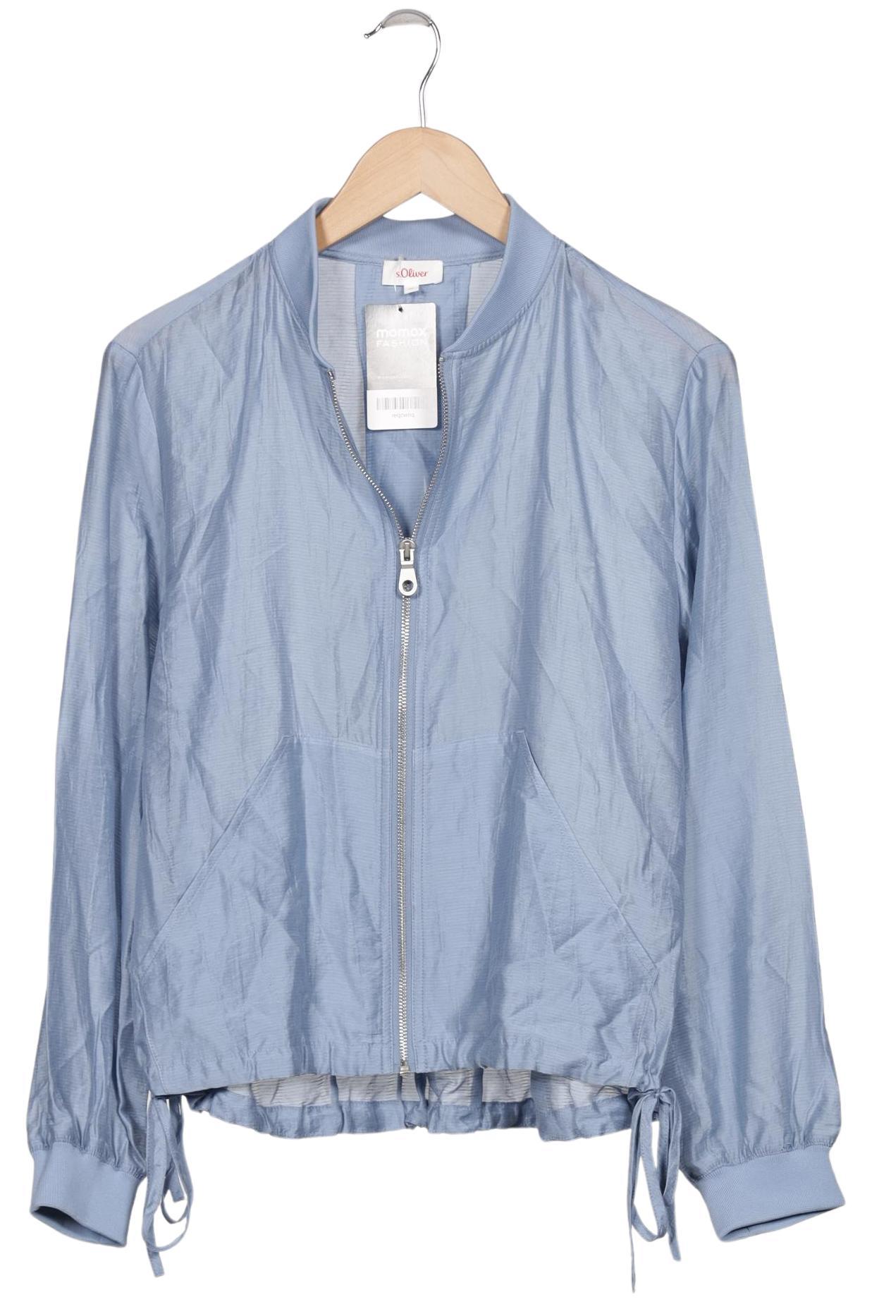 

s.Oliver Damen Jacke, hellblau, Gr. 38