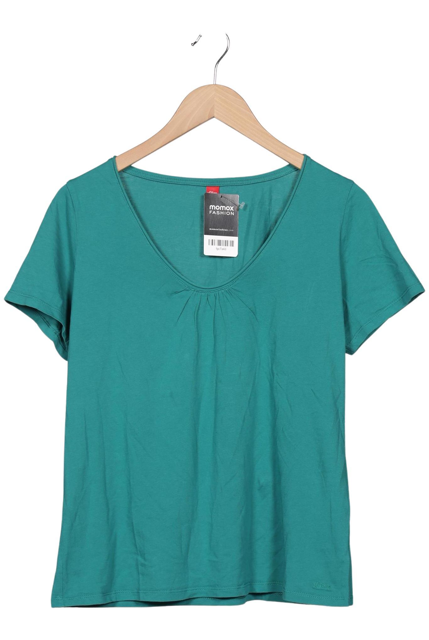 

s.Oliver Damen T-Shirt, grün, Gr. 44