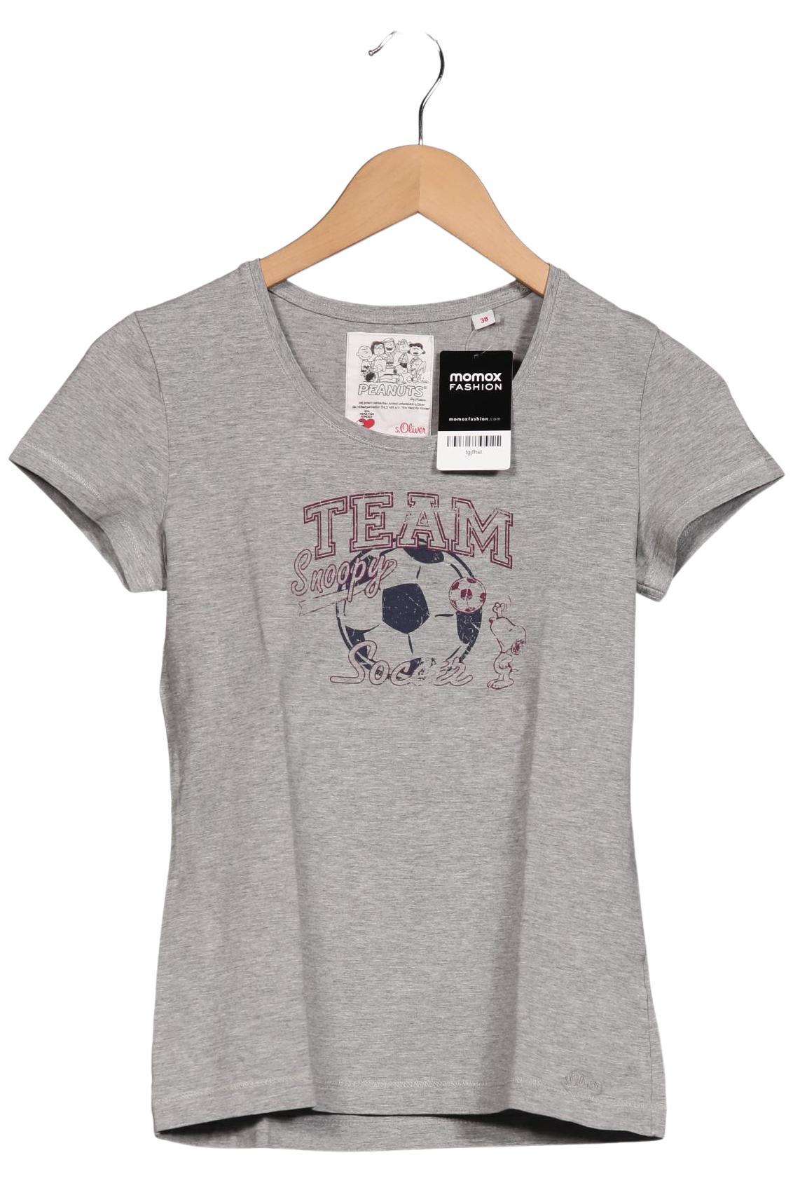 

s.Oliver Damen T-Shirt, grau, Gr. 38