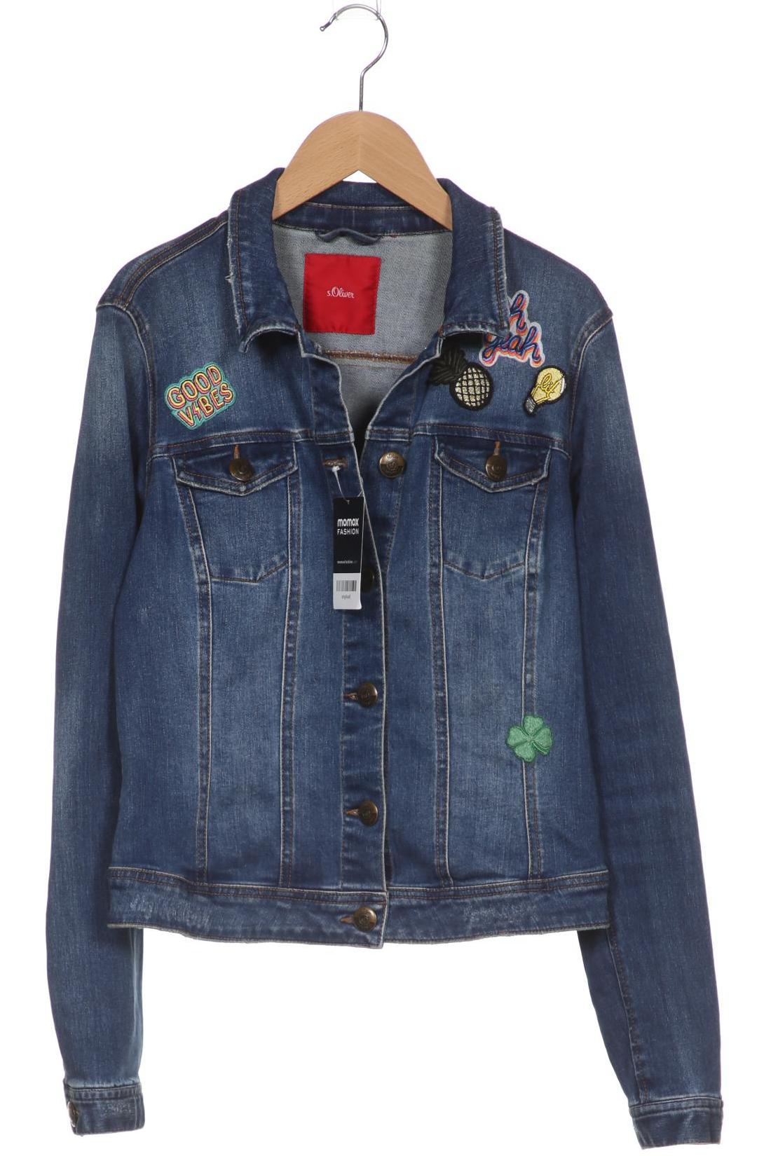 

s.Oliver Damen Jacke, blau, Gr. 38