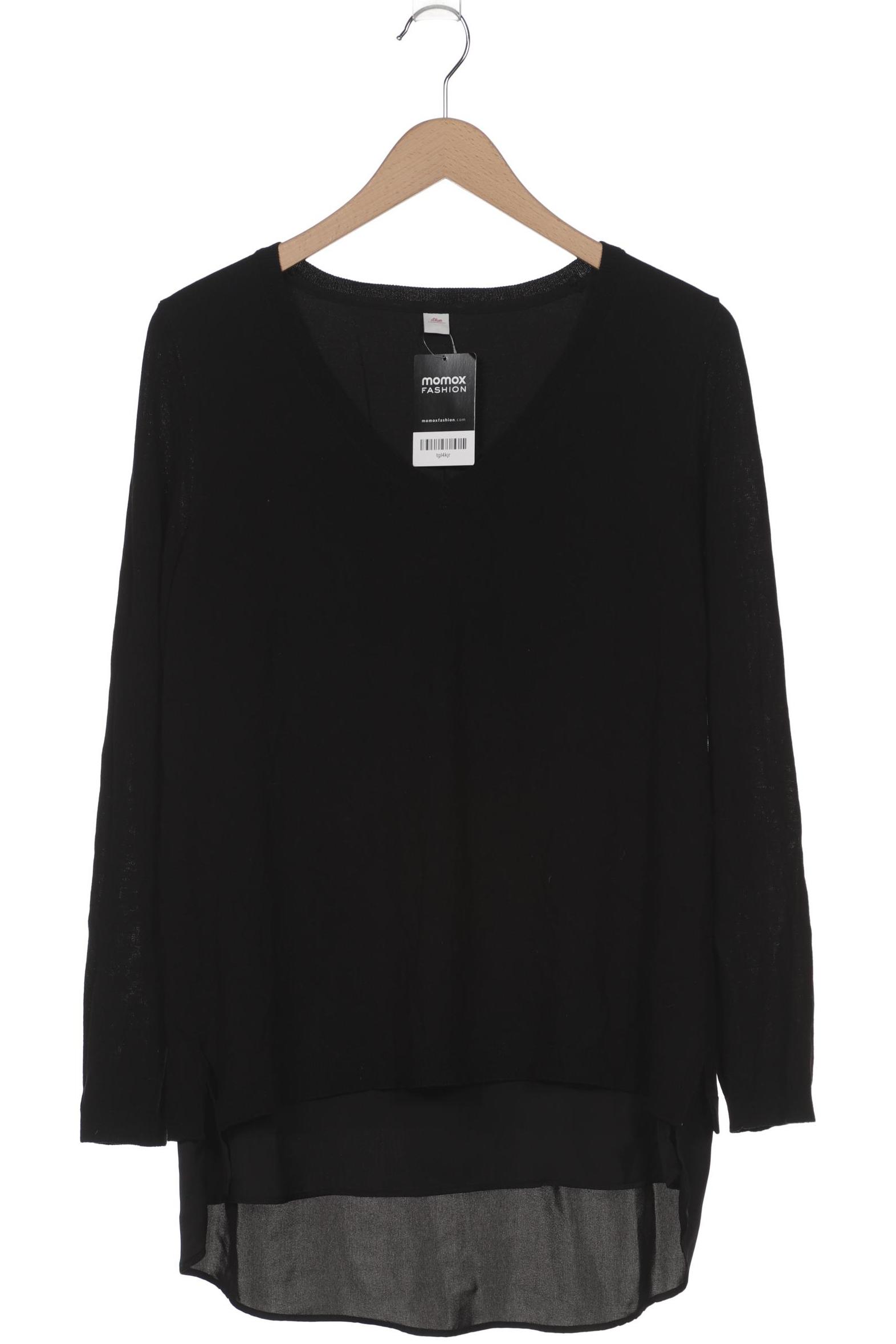 

s.Oliver Damen Pullover, schwarz, Gr. 42