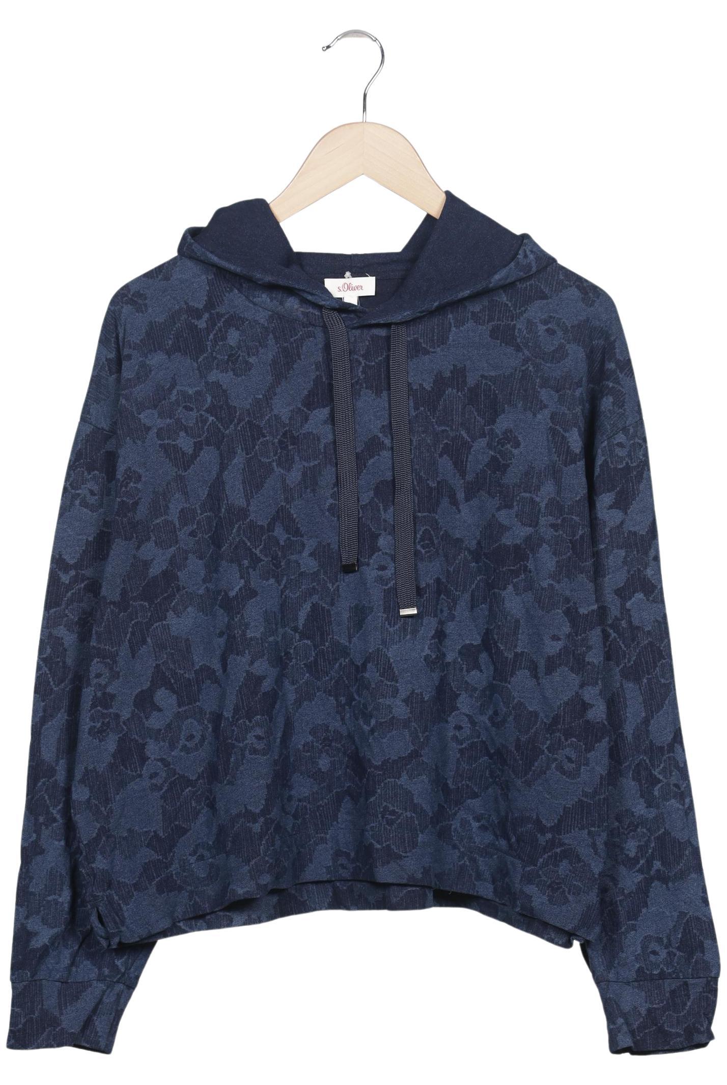

s.Oliver Damen Kapuzenpullover, marineblau, Gr. 42