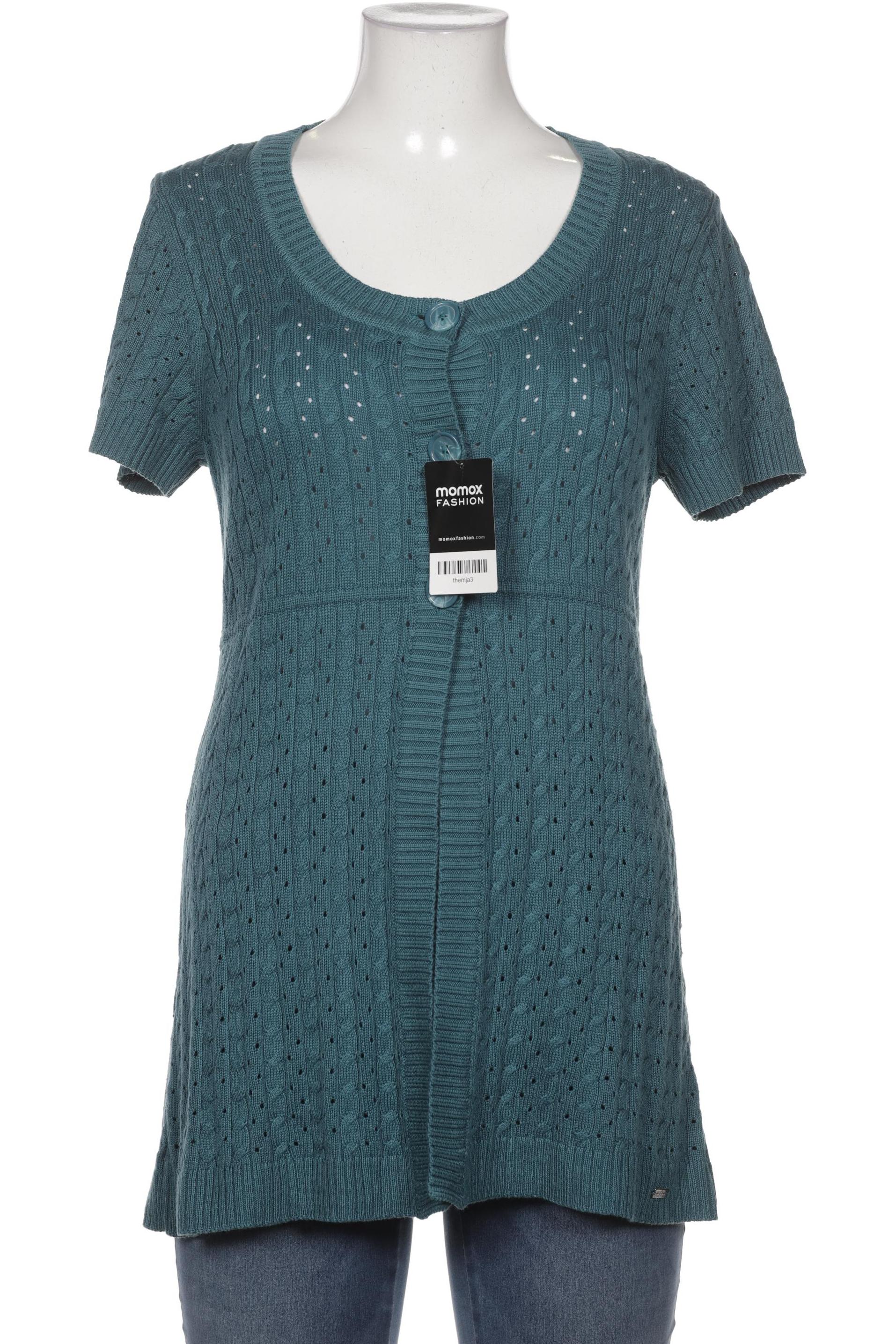 

s.Oliver Damen Strickjacke, türkis, Gr. 42