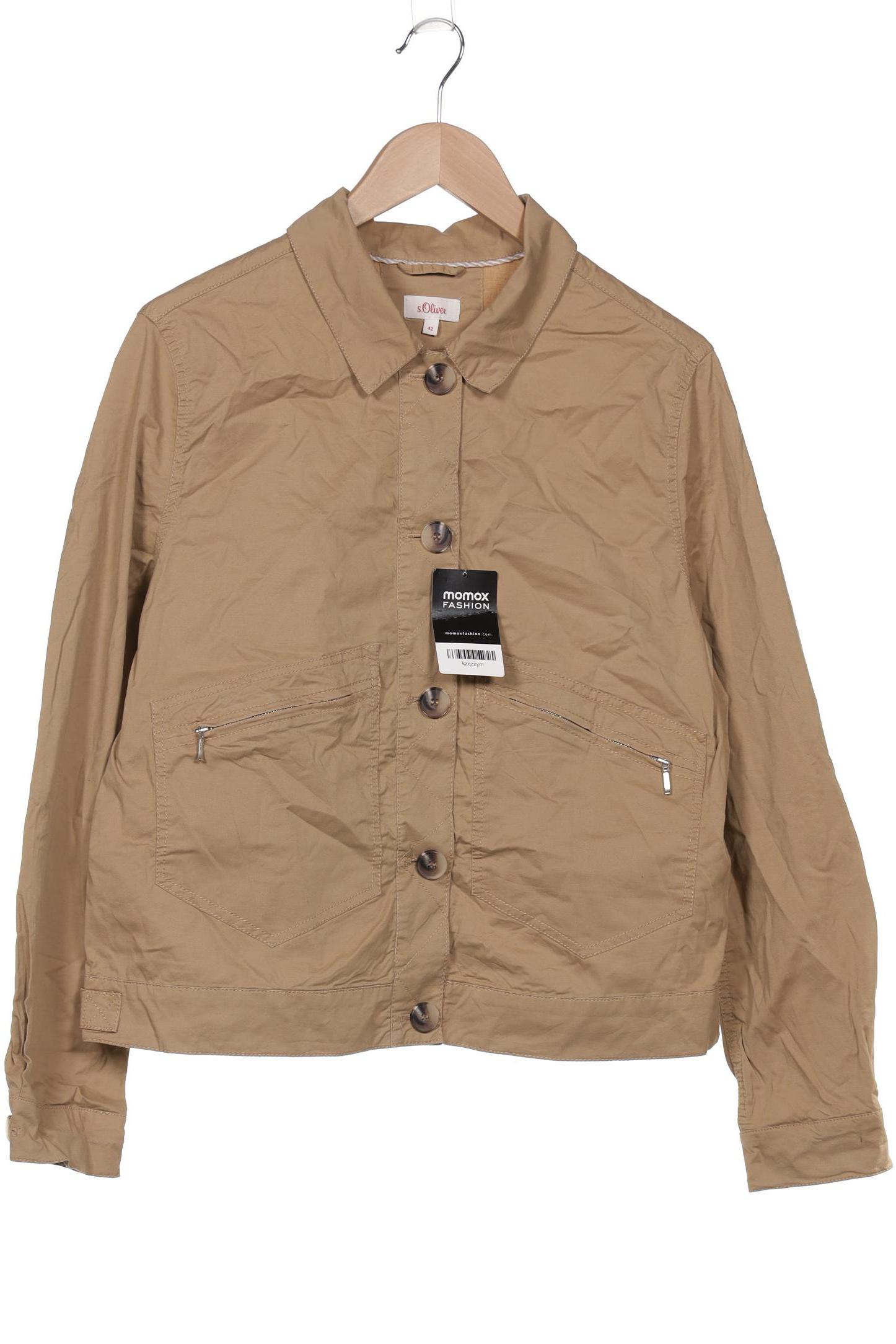 

s.Oliver Damen Jacke, beige, Gr. 42