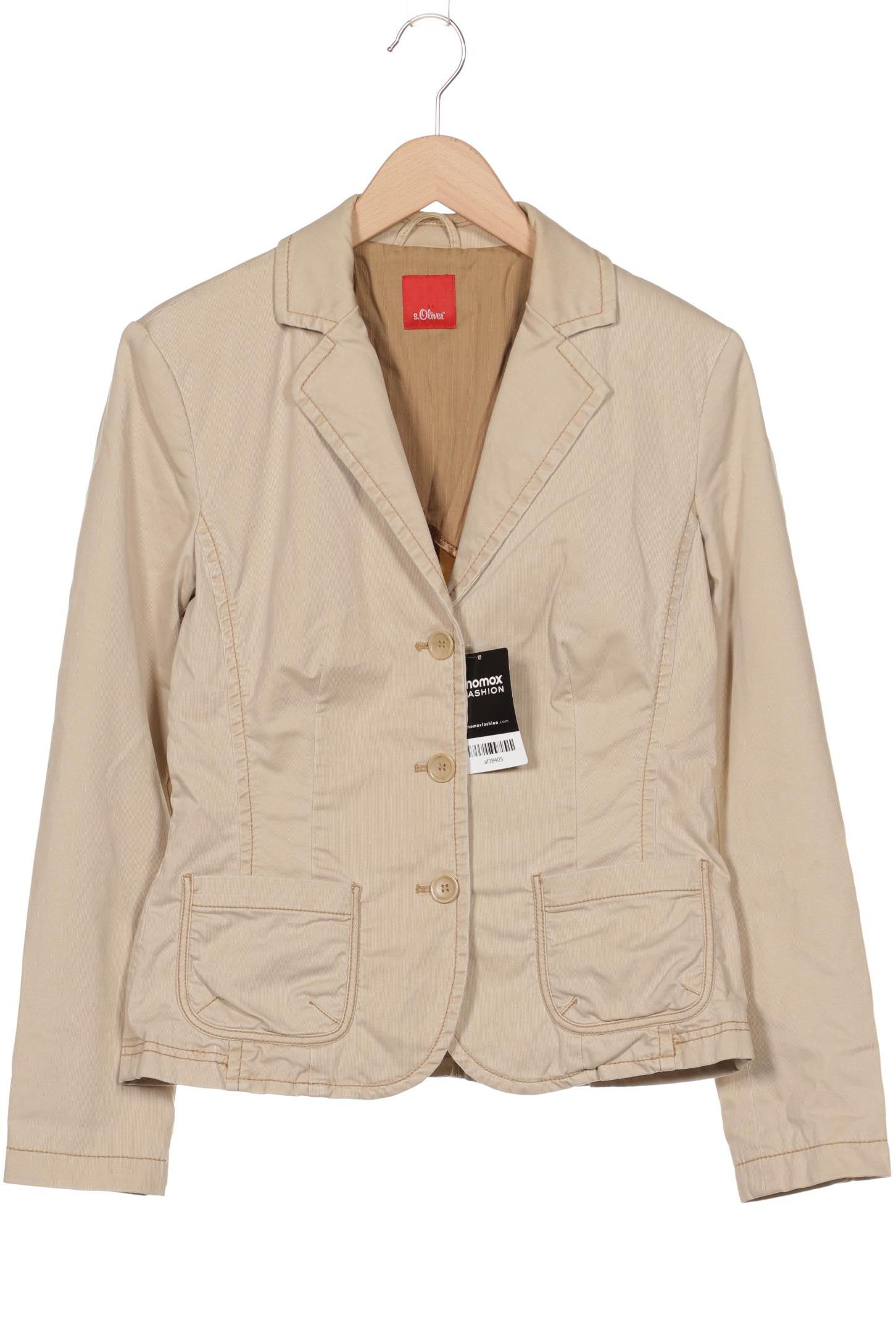 

s.Oliver Damen Jacke, beige, Gr. 38