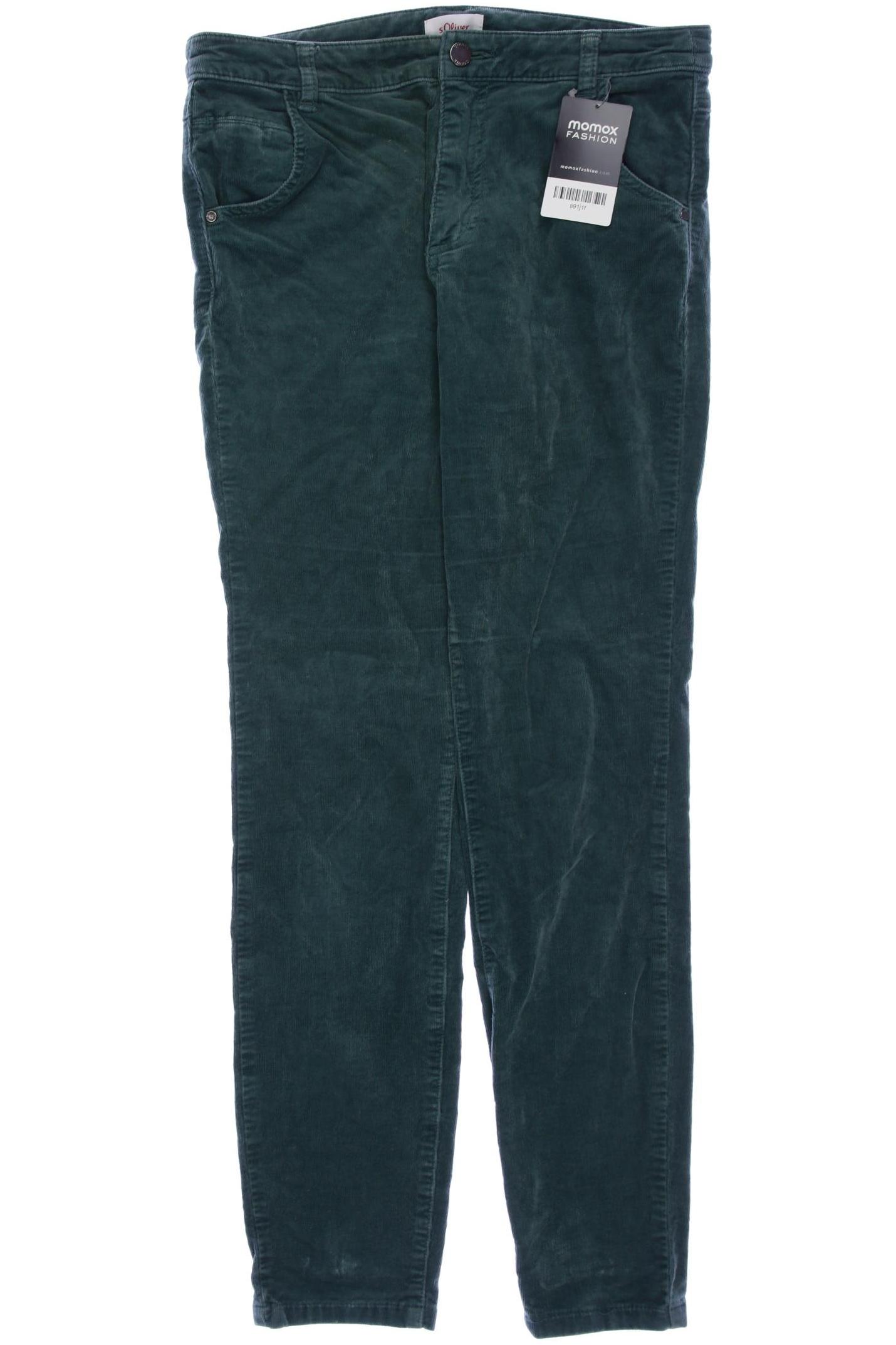 

s.Oliver Damen Stoffhose, grün, Gr. 30