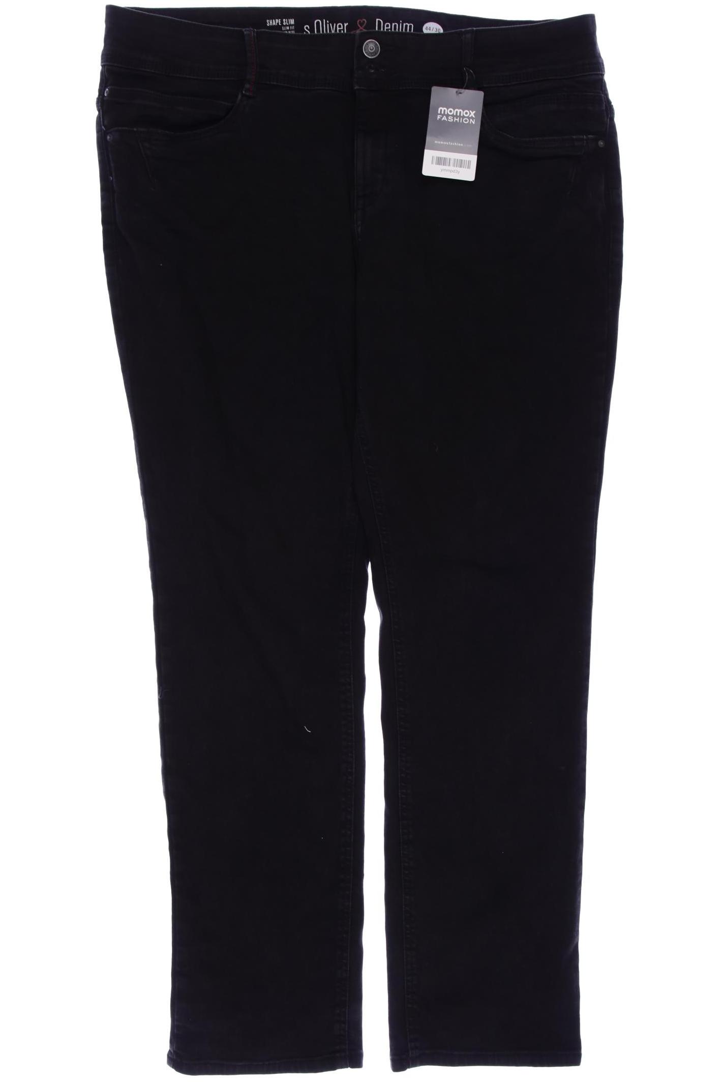 

s.Oliver Damen Jeans, schwarz