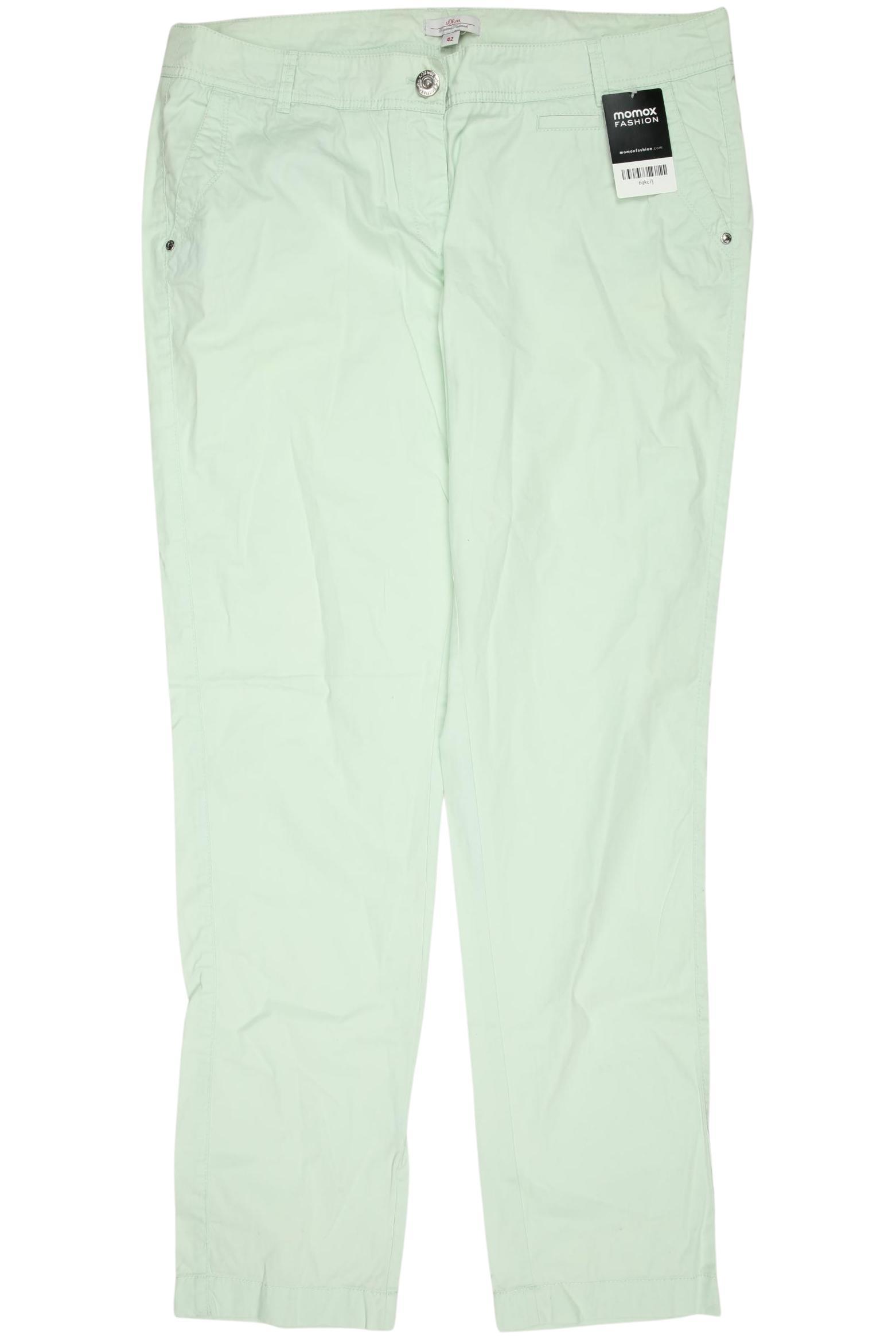 

s.Oliver Damen Stoffhose, hellgrün, Gr. 42