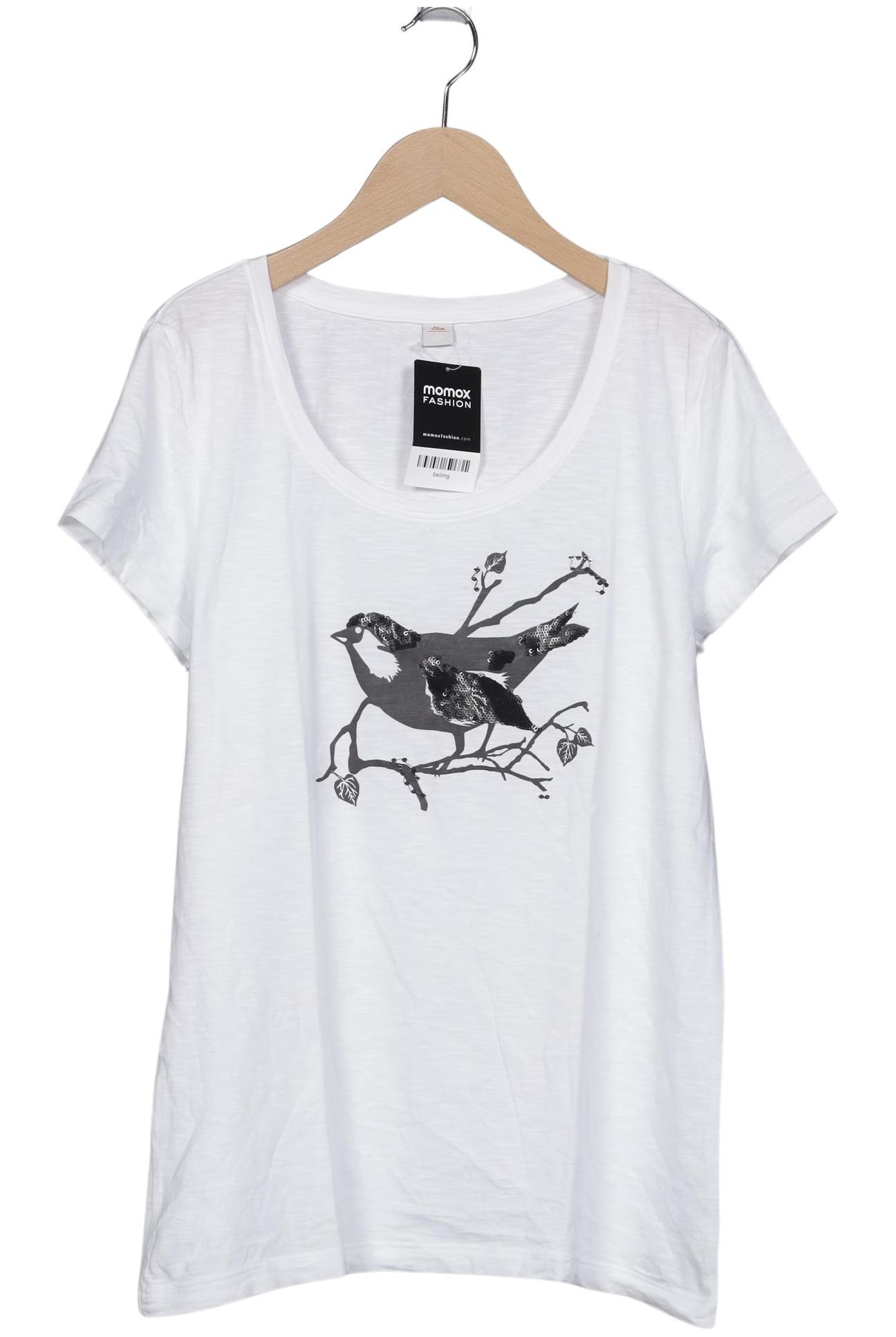 

s.Oliver Damen T-Shirt, weiß, Gr. 40
