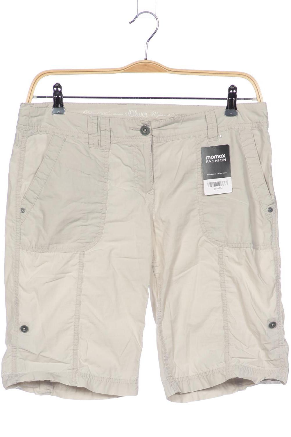 

s.Oliver Damen Shorts, cremeweiß, Gr. 40